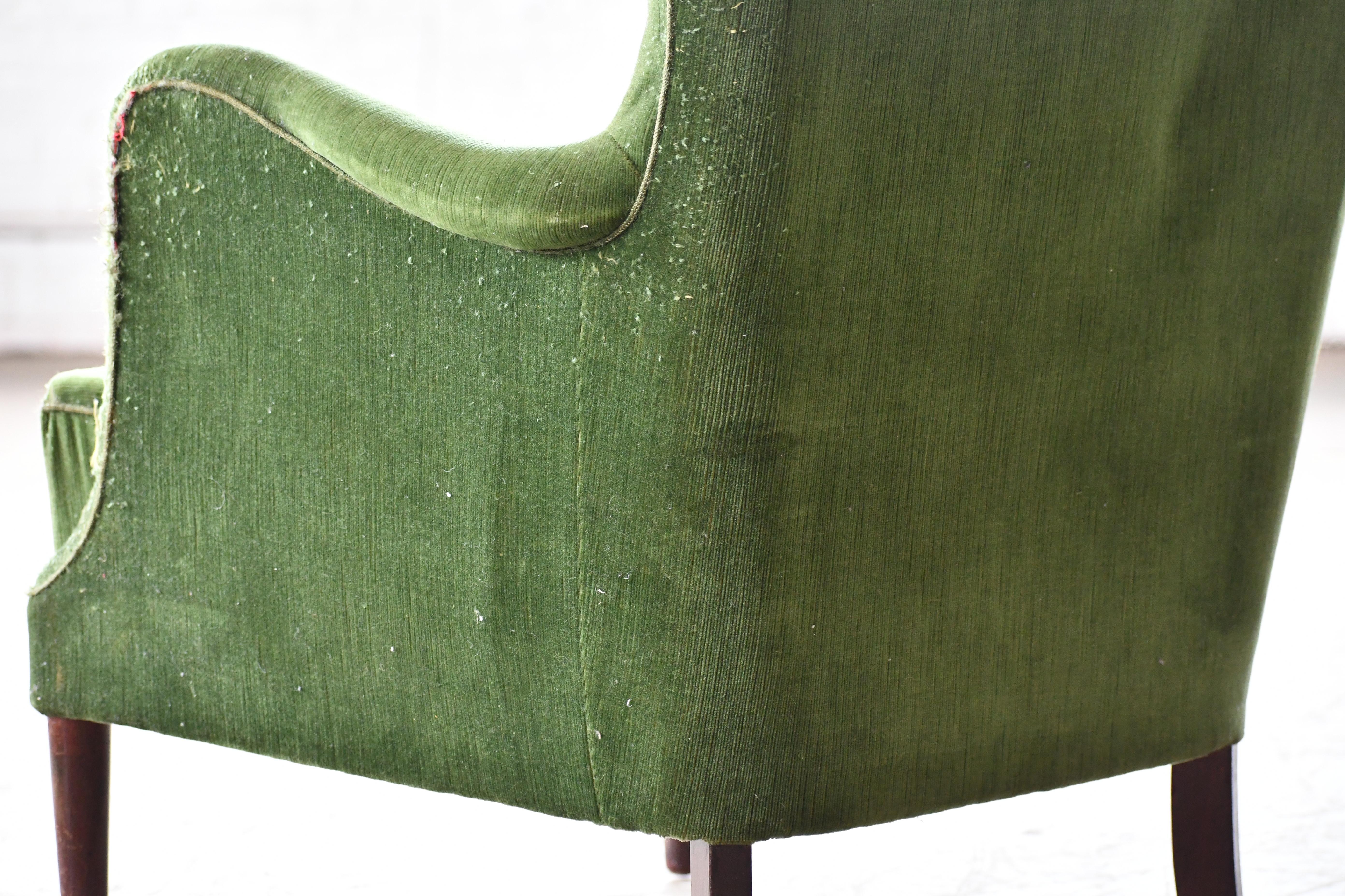 Peter Hvidt Orla Molgaard Classic Danish 1950s Lounge Chair For Sale 2