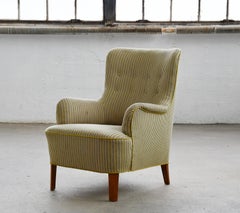 Peter Hvidt & Orla Molgaard Classic Danish 1950s Midcentury Lounge Chair