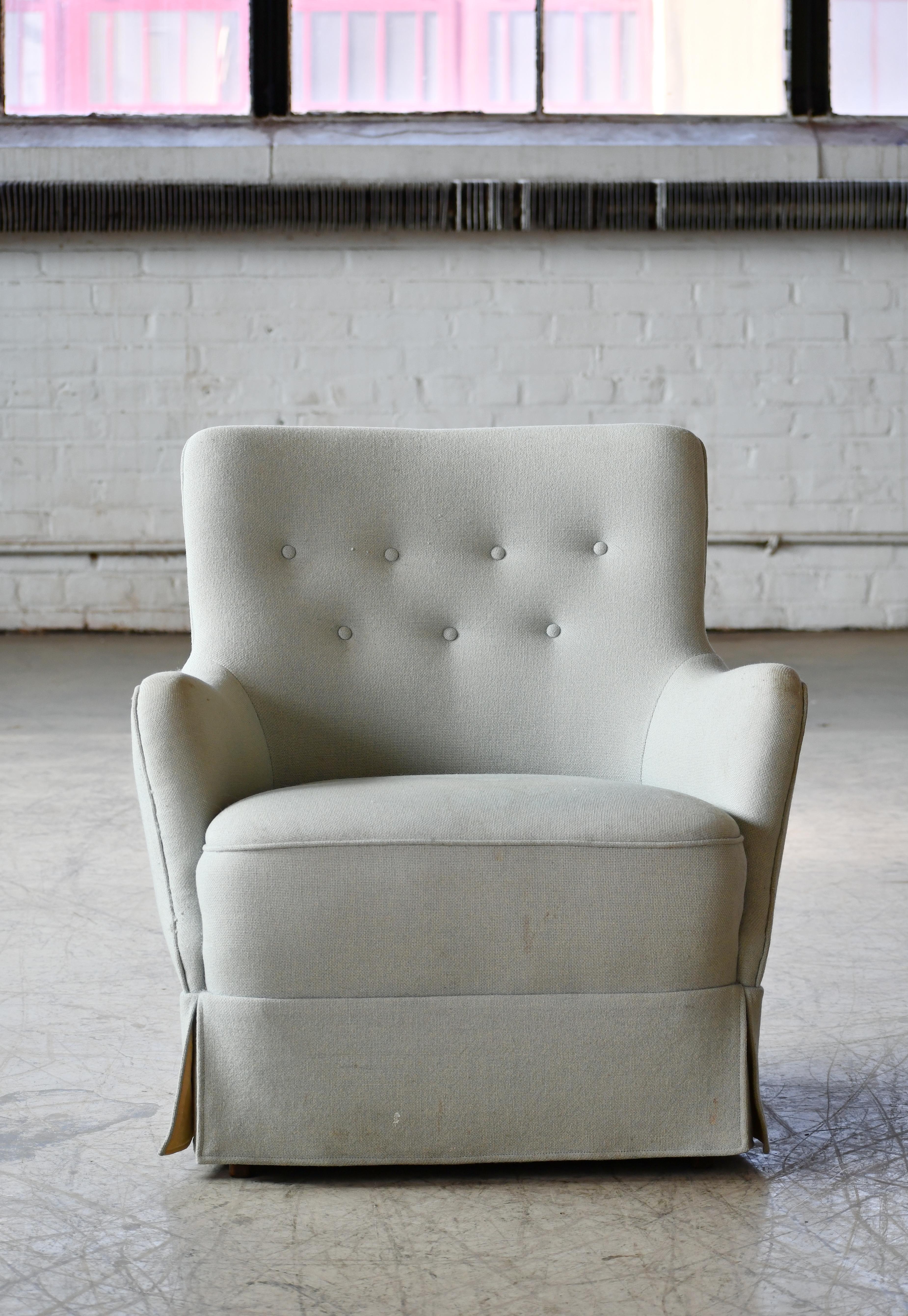 Peter Hvidt Orla Molgaard Classic Danish 1950s Pair Lounge Chairs 2