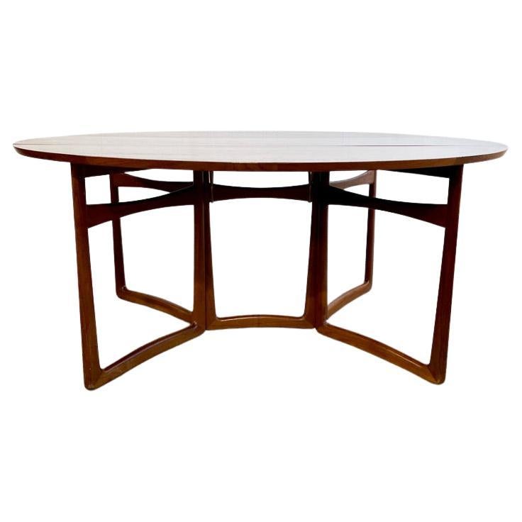 Peter Hvidt & Orla Molgaard Drop Leaf Dining Table