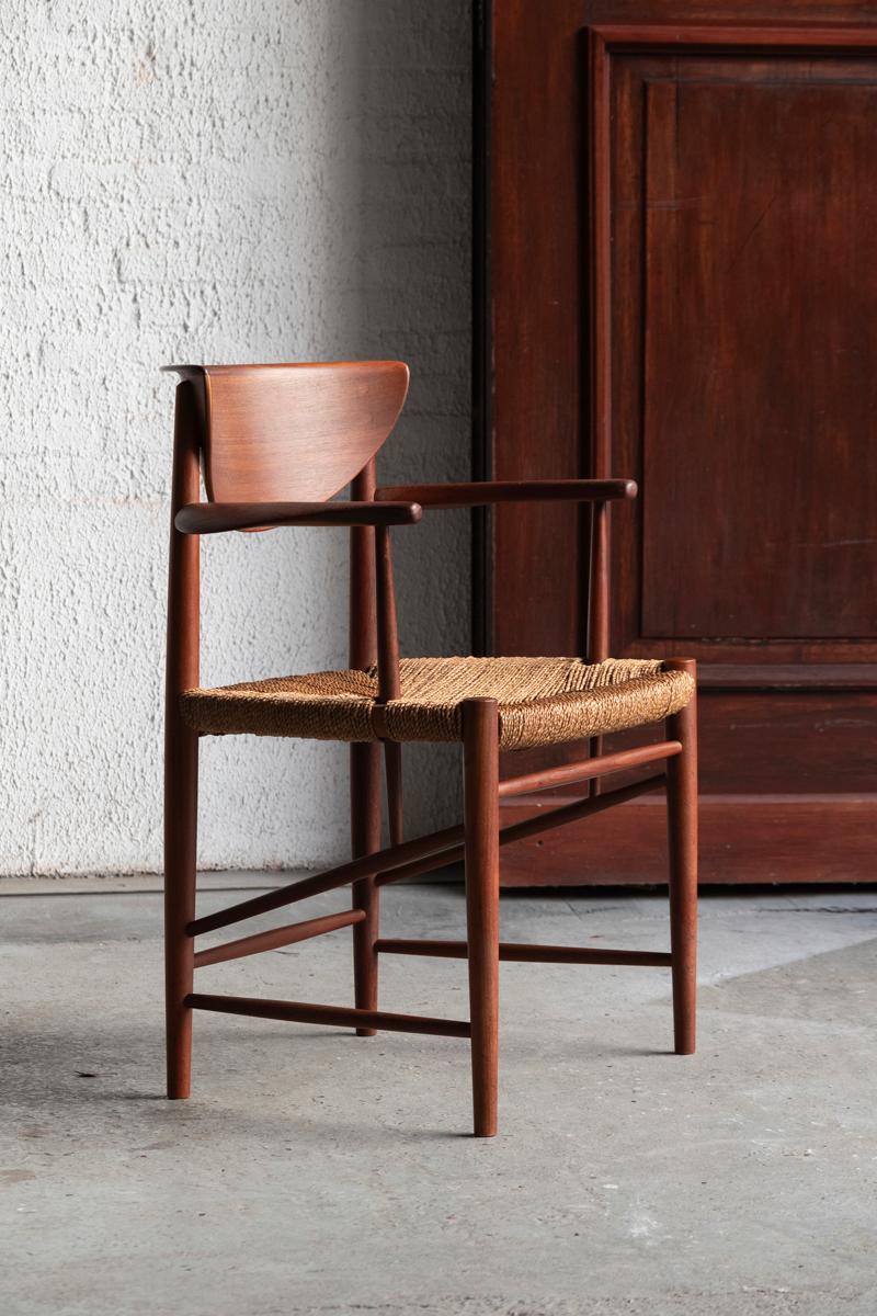 Mid-Century Modern Peter Hvidt & Orla Molgaard 'Model 317' Chair for Soborg Mobler, Denmark, 1960s