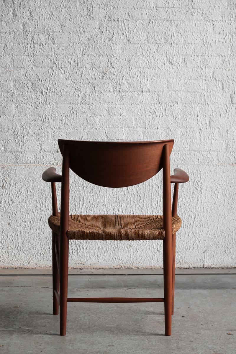 Mid-20th Century Peter Hvidt & Orla Molgaard 'Model 317' Chair for Soborg Mobler, Denmark, 1960s