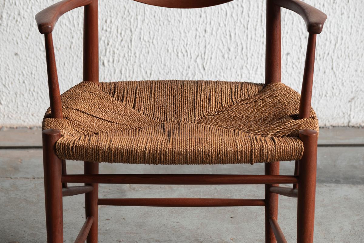 Teak Peter Hvidt & Orla Molgaard 'Model 317' Chair for Soborg Mobler, Denmark, 1960s