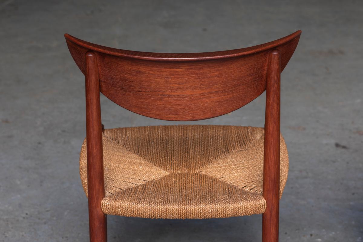 Peter Hvidt & Orla Molgaard Nielsen 2x Side Chair 'Model 316', Denmark, 1950s 3