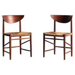 Peter Hvidt & Orla Molgaard Nielsen 2x Side Chair 'Model 316', Denmark, 1950s