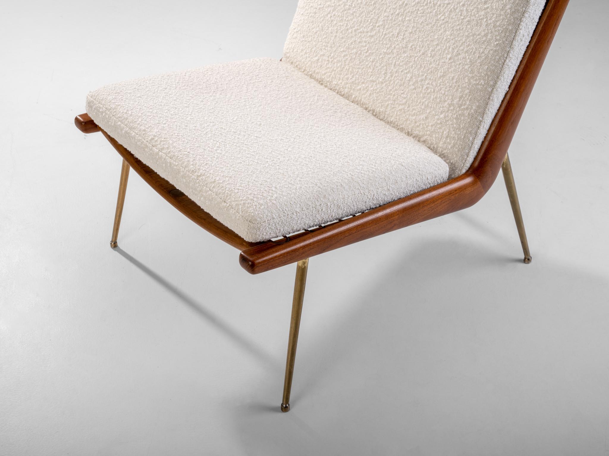 Peter Hvidt & Orla Molgaard-Nielsen Boomerang Chair, Denmark, C1960 In Good Condition In Braga, 03