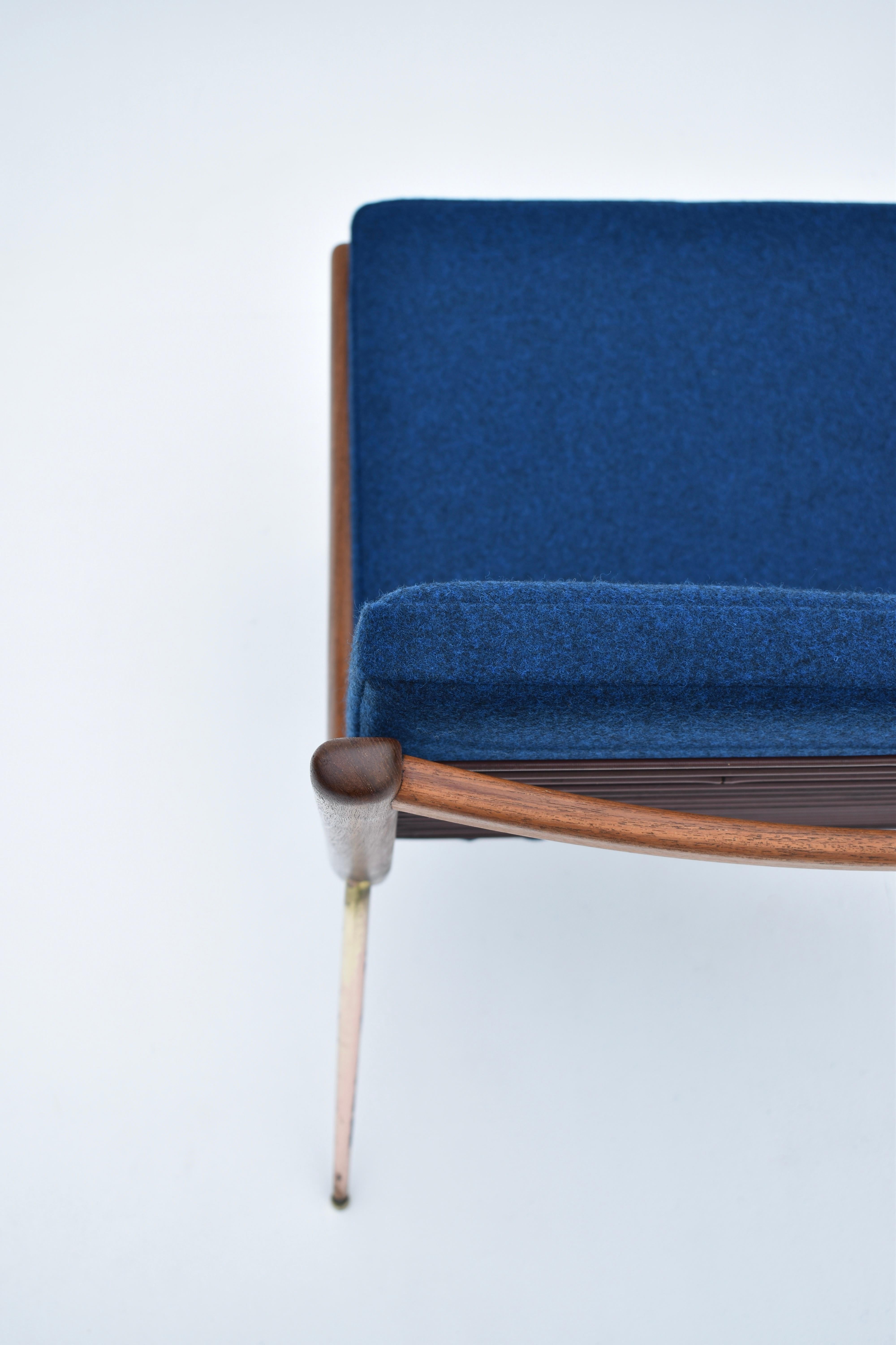 Peter Hvidt & Orla Molgaard Nielsen Boomerang Chair For France & Daverkosen For Sale 3