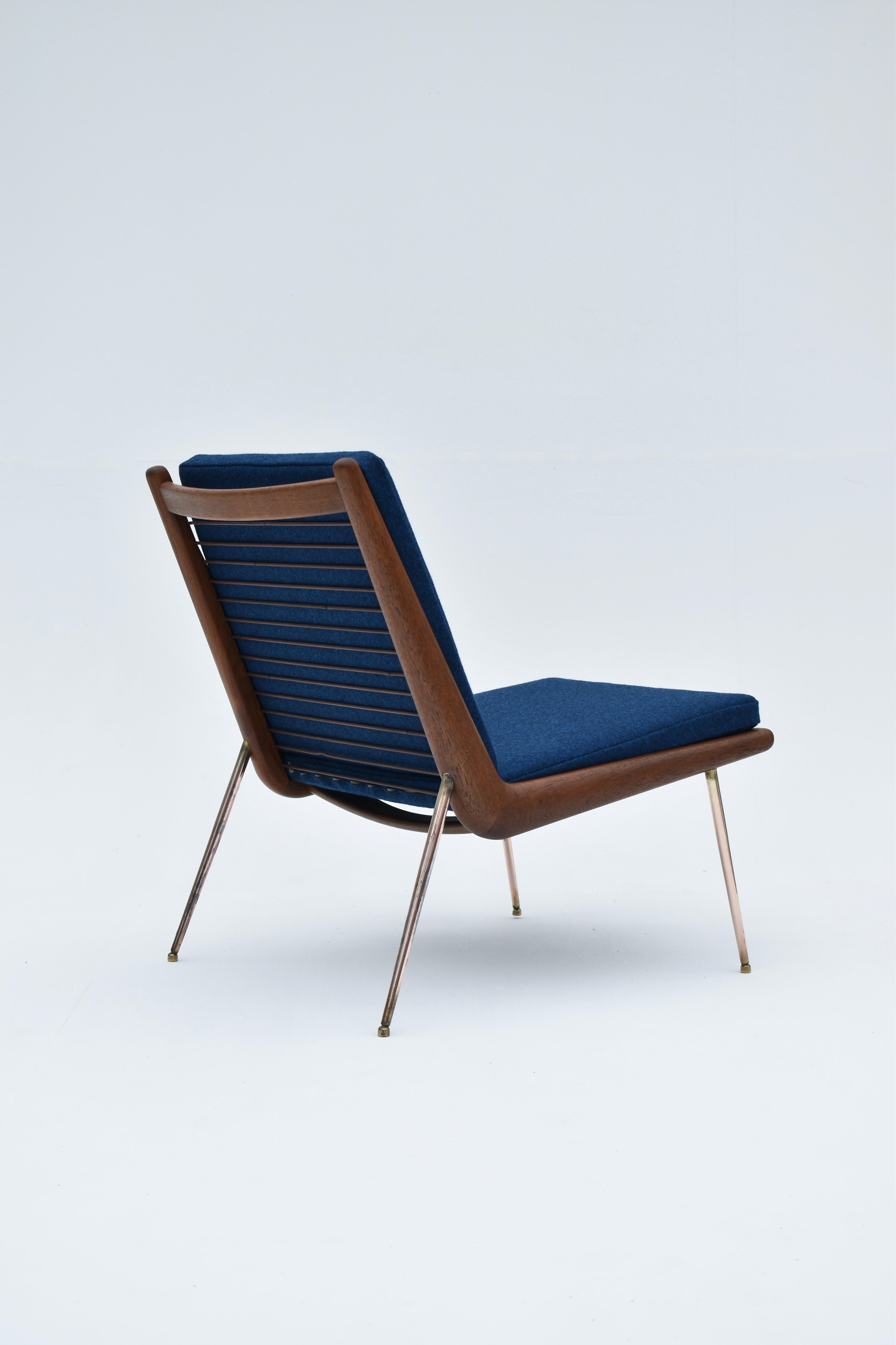 Peter Hvidt & Orla Molgaard Nielsen Boomerang Chair For France & Daverkosen For Sale 5