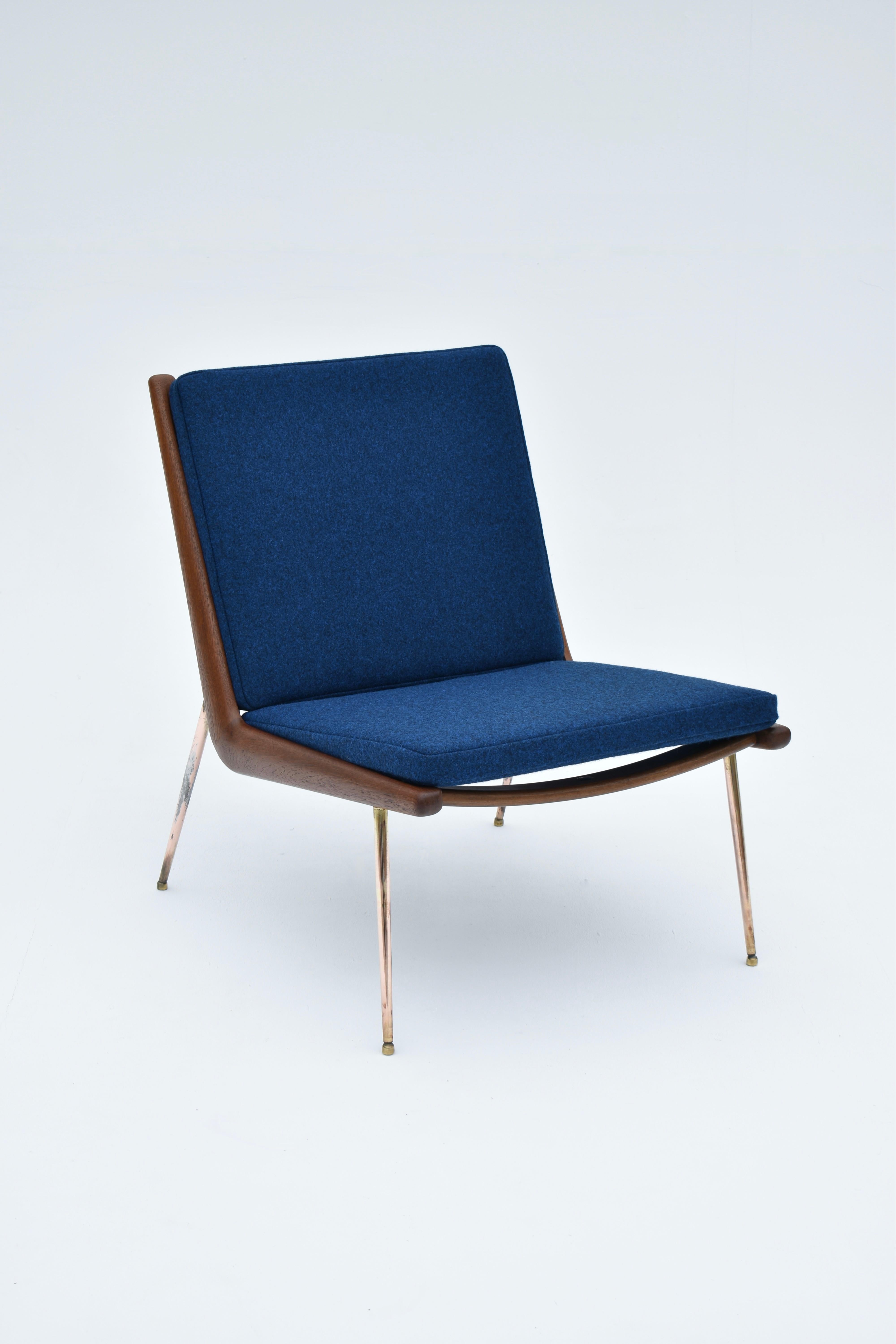 Peter Hvidt & Orla Molgaard Nielsen Boomerang Chair For France & Daverkosen For Sale 7