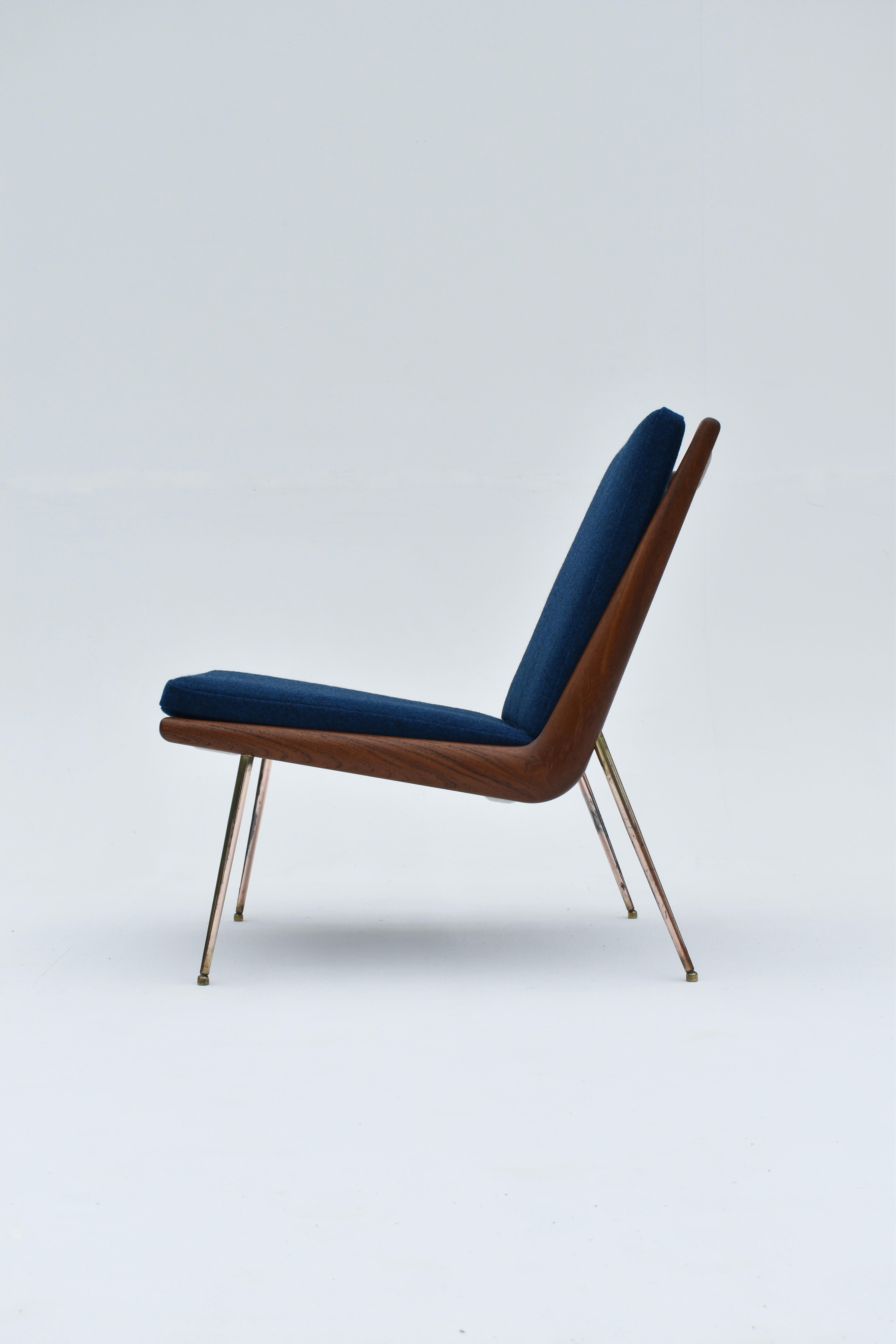Peter Hvidt & Orla Molgaard Nielsen Boomerang Chair For France & Daverkosen For Sale 8