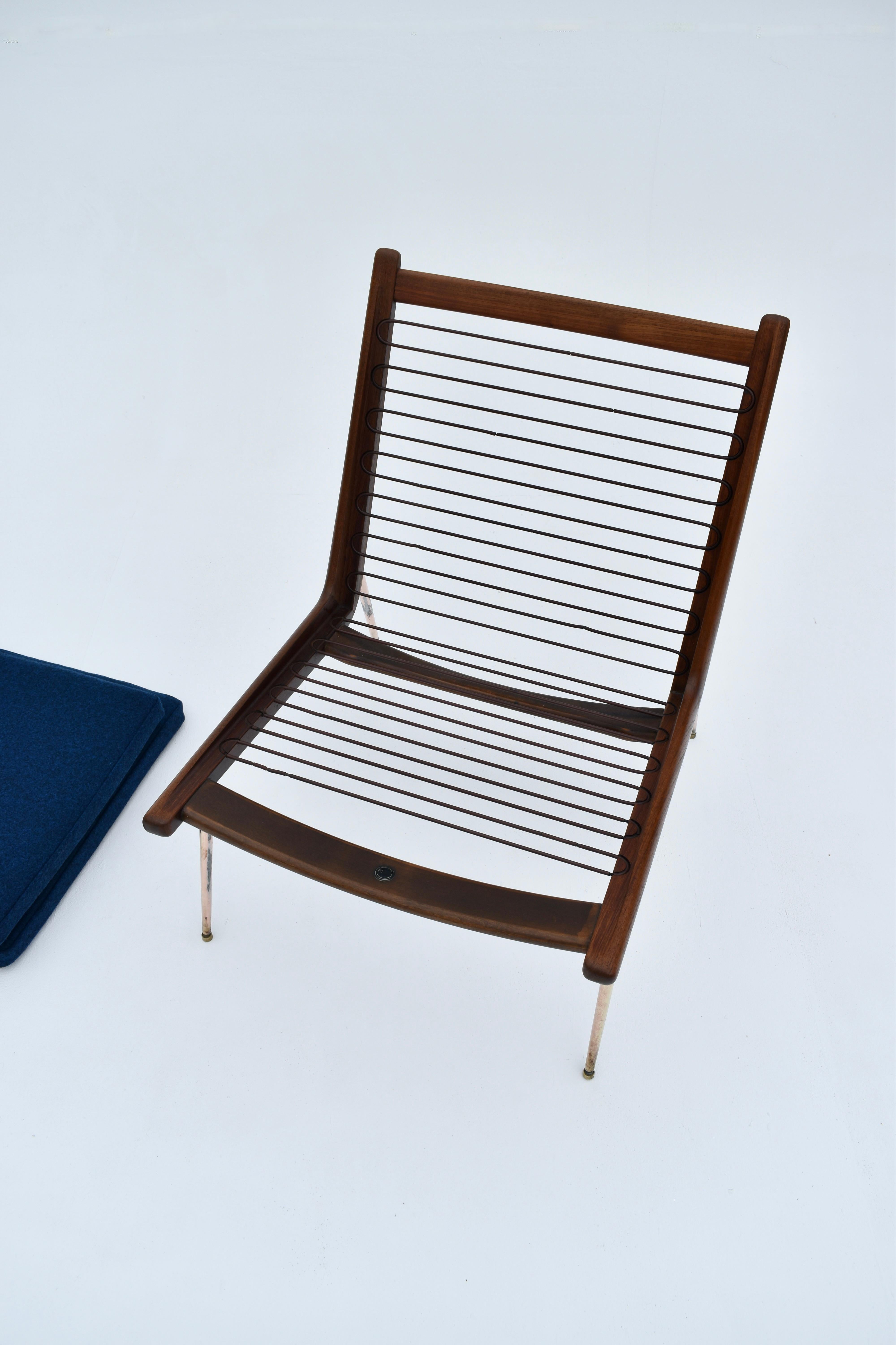 Peter Hvidt & Orla Molgaard Nielsen Boomerang Chair For France & Daverkosen For Sale 9