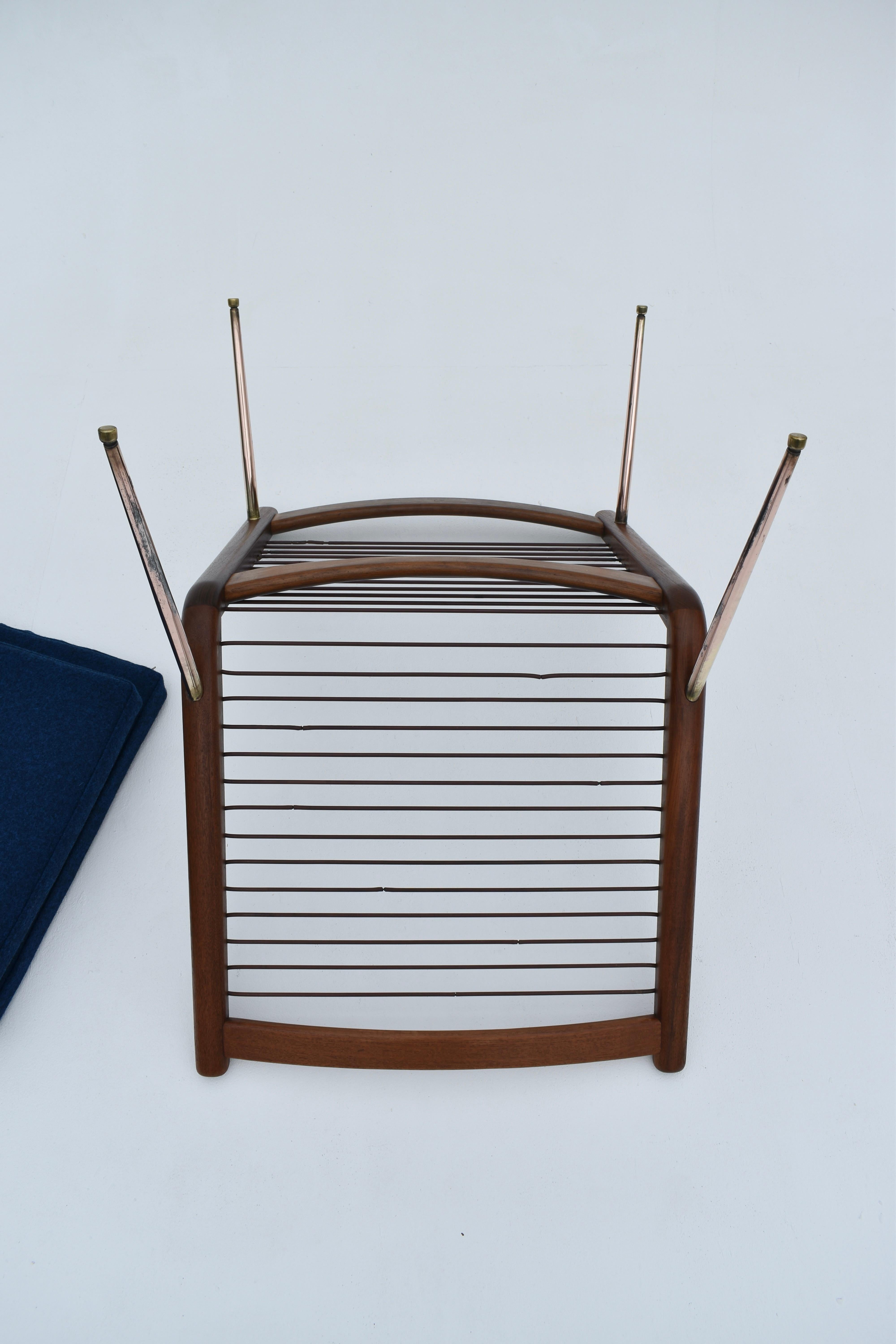 Peter Hvidt & Orla Molgaard Nielsen Boomerang Chair For France & Daverkosen For Sale 12