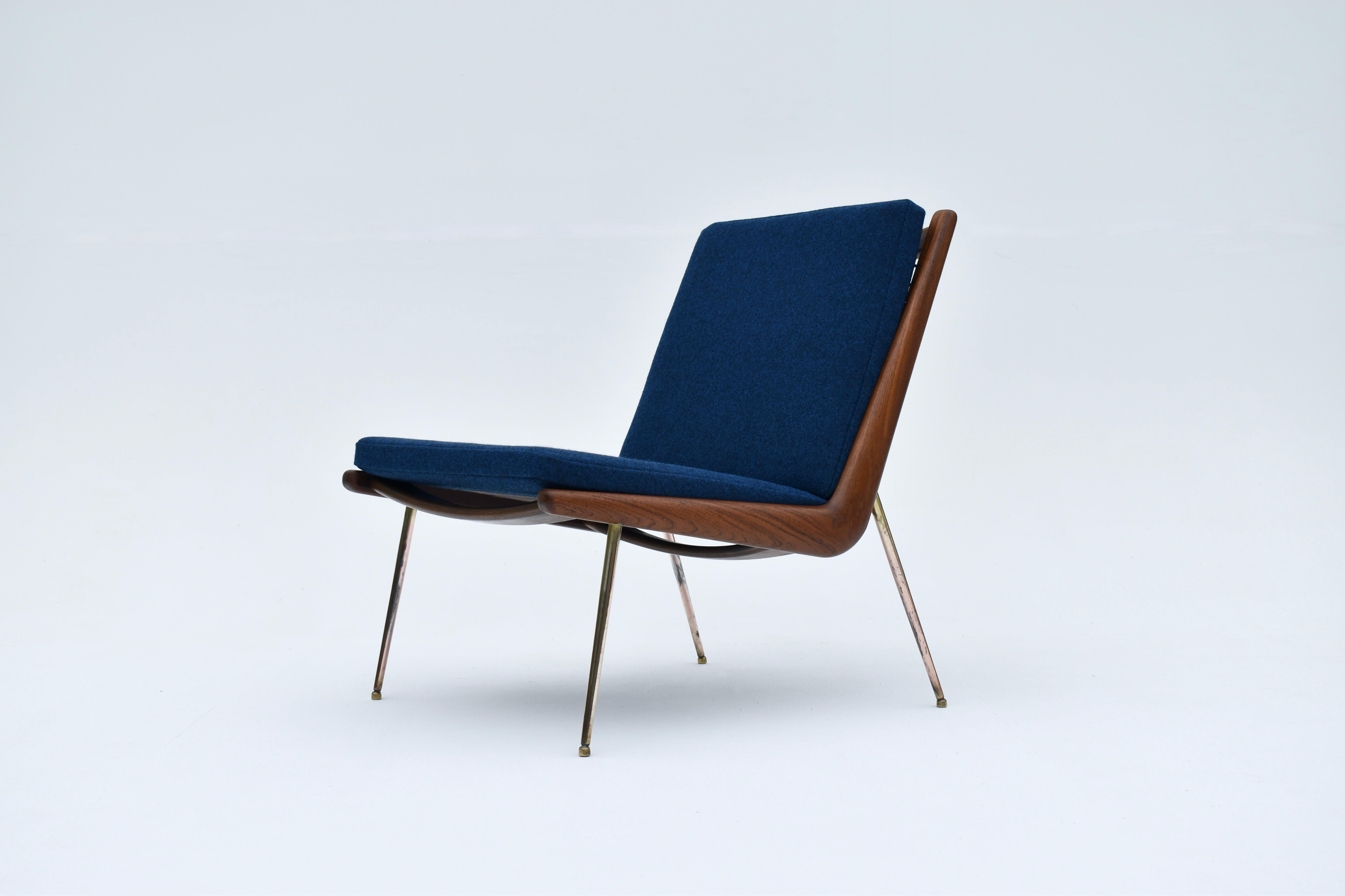 Danish Peter Hvidt & Orla Molgaard Nielsen Boomerang Chair For France & Daverkosen For Sale
