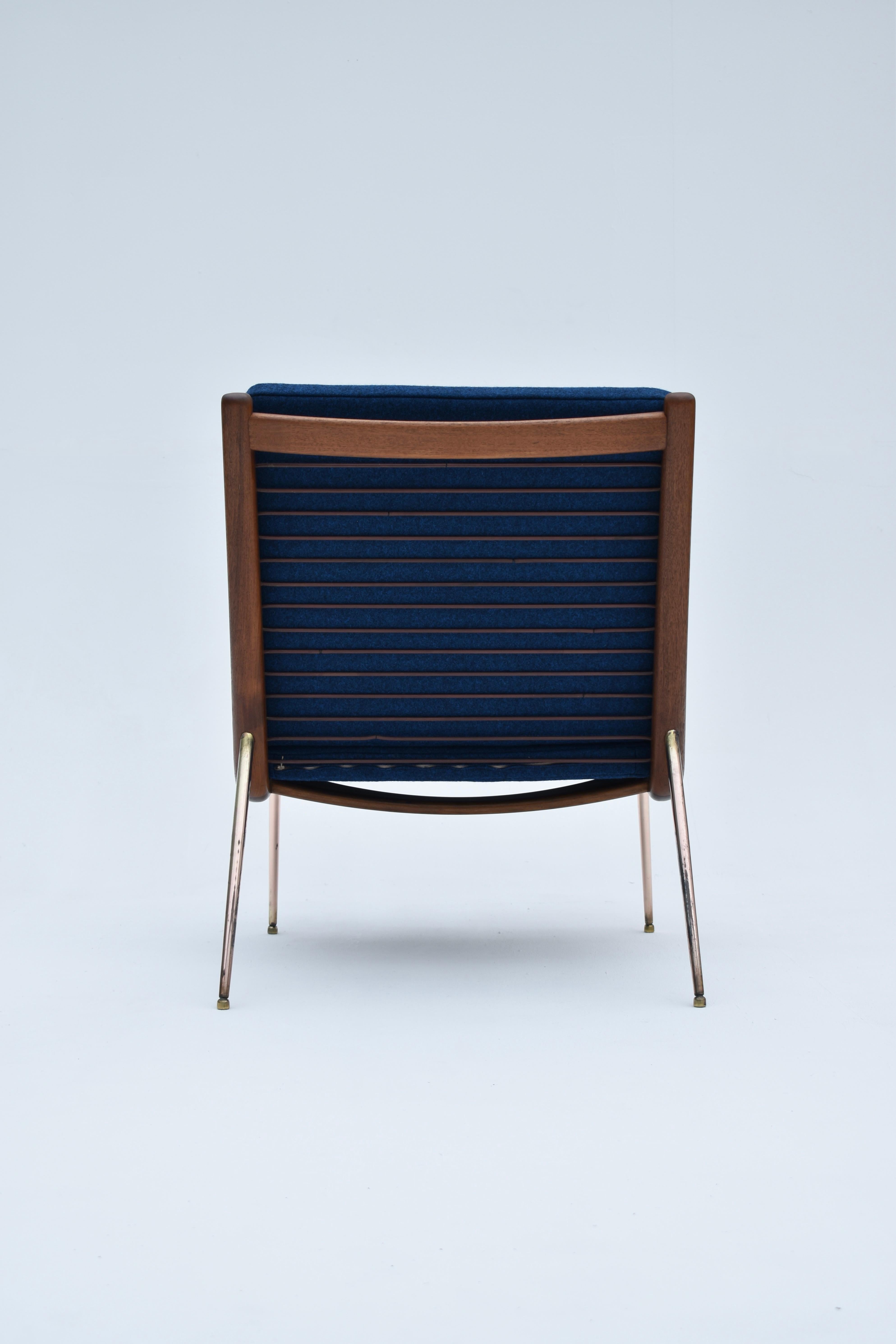 Peter Hvidt & Orla Molgaard Nielsen Boomerang Chair For France & Daverkosen For Sale 2