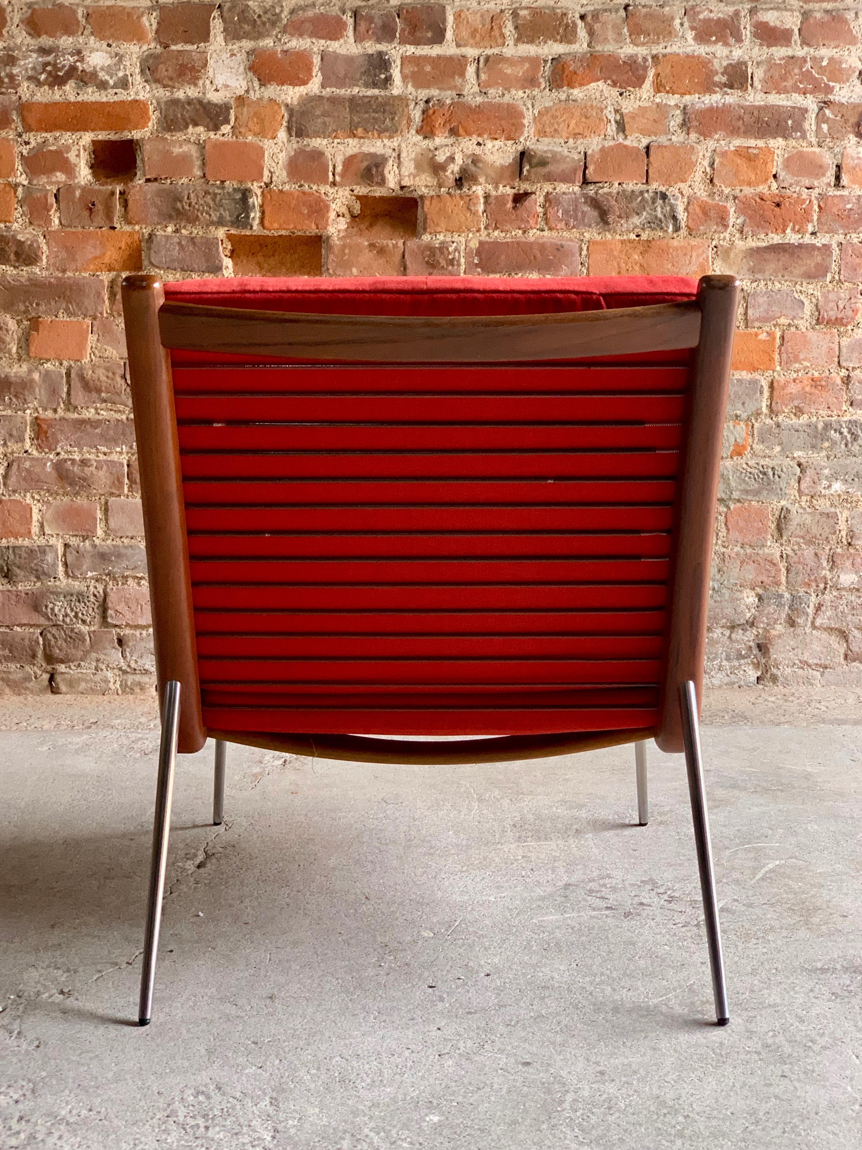 Peter Hvidt & Orla Molgaard Nielsen Boomerang Chair Manufactured by France & Son 2