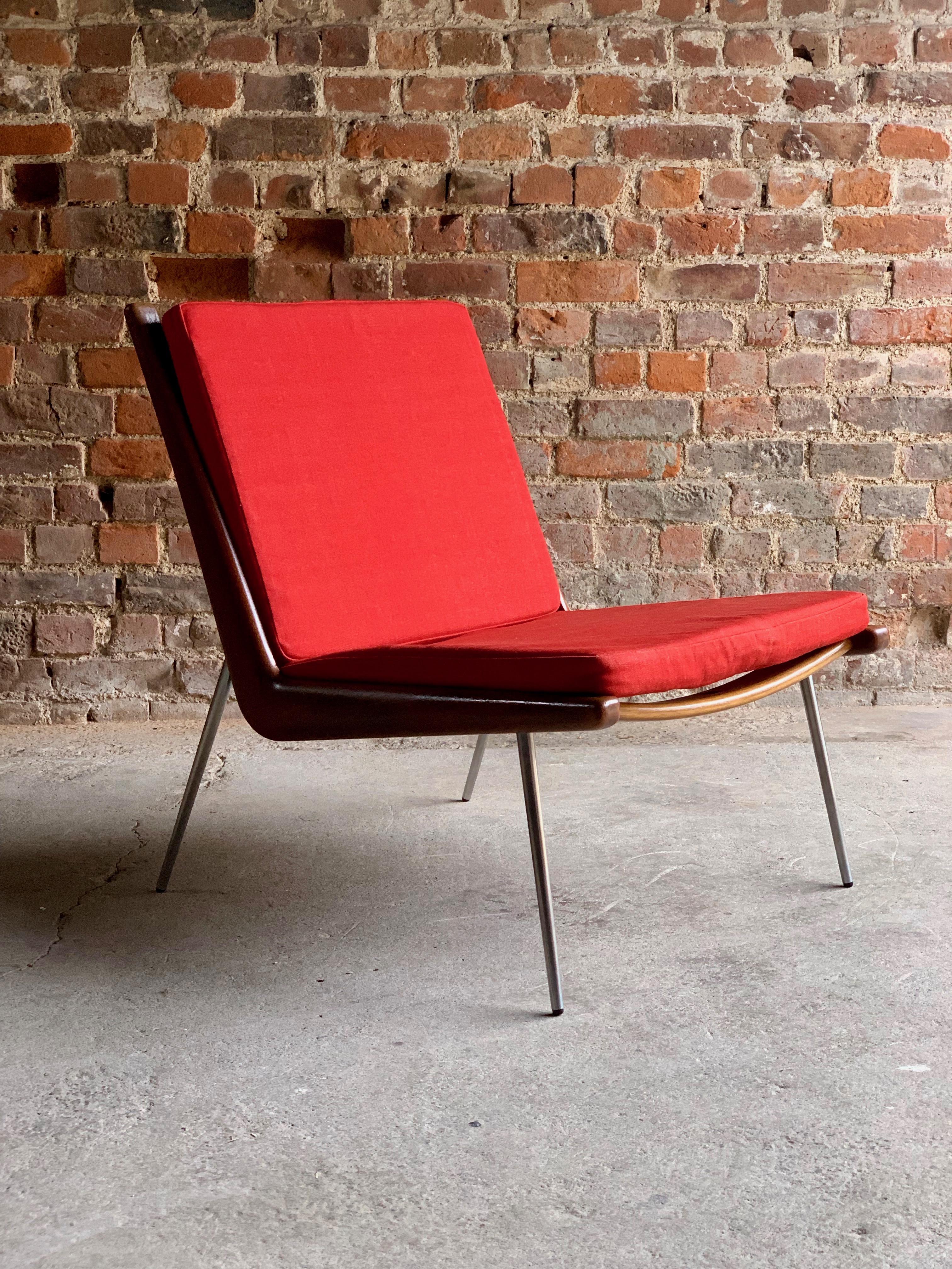 Mid-Century Modern Peter Hvidt & Orla Molgaard Nielsen Boomerang Chair Manufactured by France & Son