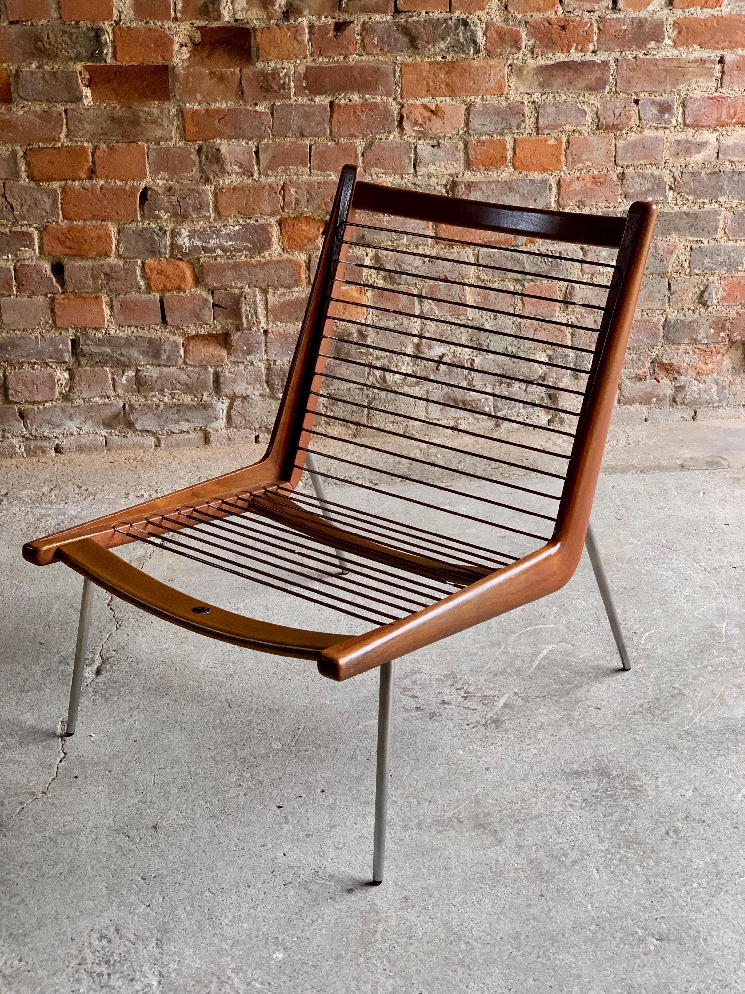 Peter Hvidt & Orla Molgaard Nielsen Boomerang Chair Manufactured by France & Son In Good Condition In Longdon, Tewkesbury