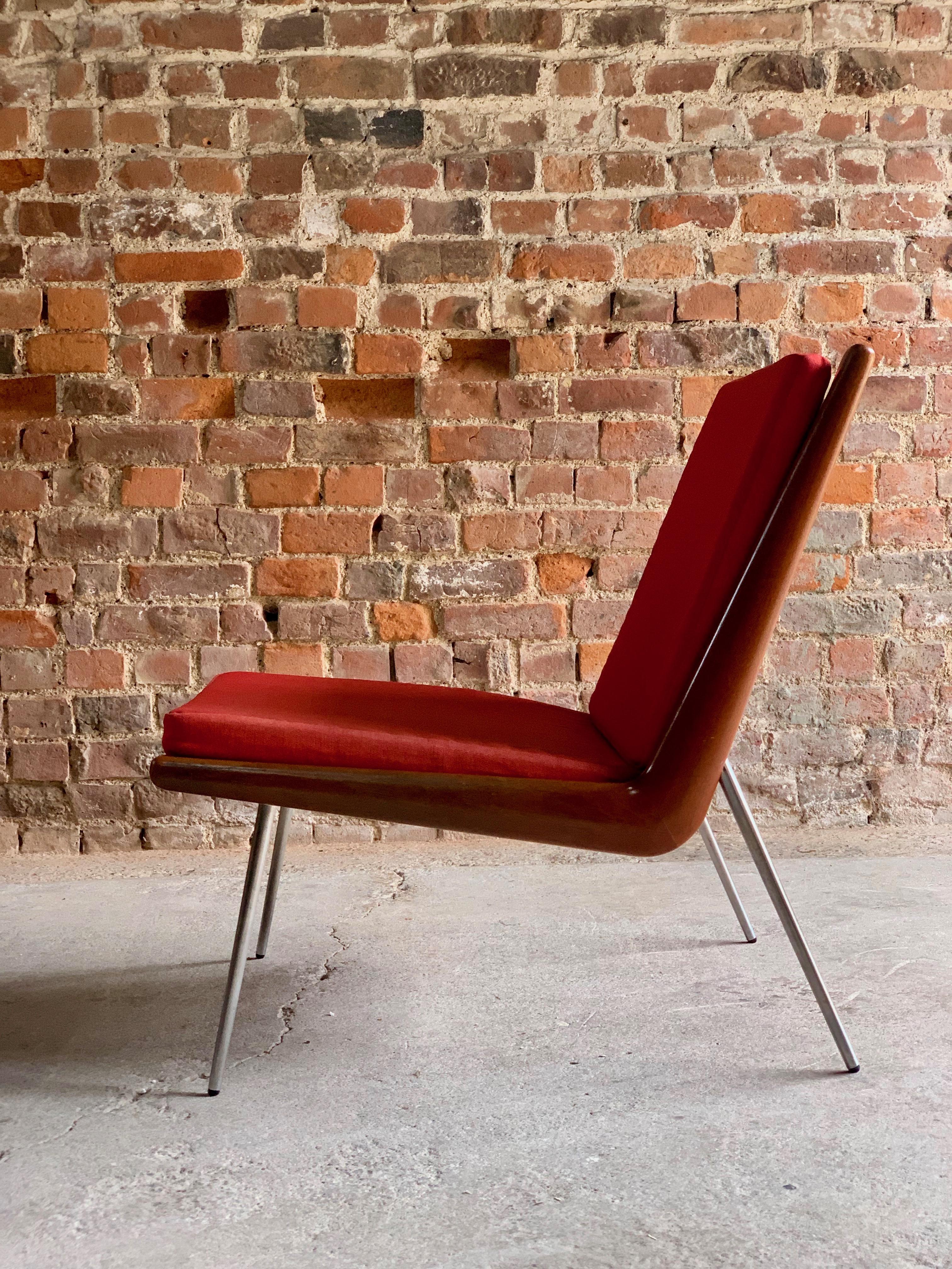 Mid-20th Century Peter Hvidt & Orla Molgaard Nielsen Boomerang Chair Manufactured by France & Son