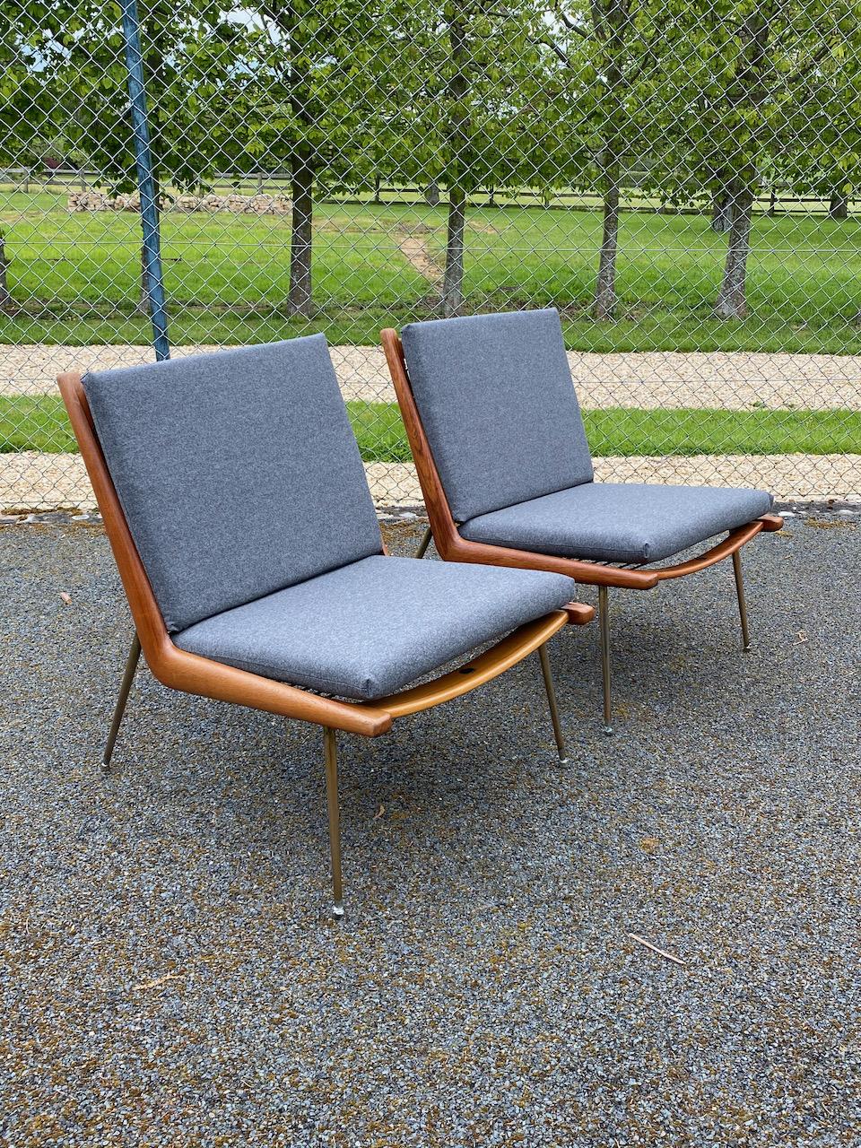 Peter Hvidt & Orla Molgaard-Nielsen Boomerang Chairs FD134 by France & Son, 1955 9