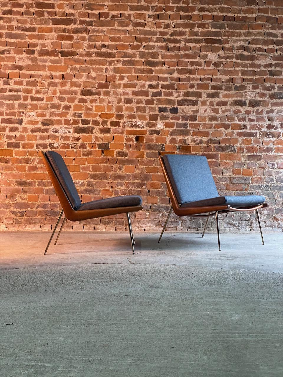 Danish Peter Hvidt & Orla Molgaard-Nielsen Boomerang Chairs FD134 by France & Son, 1955