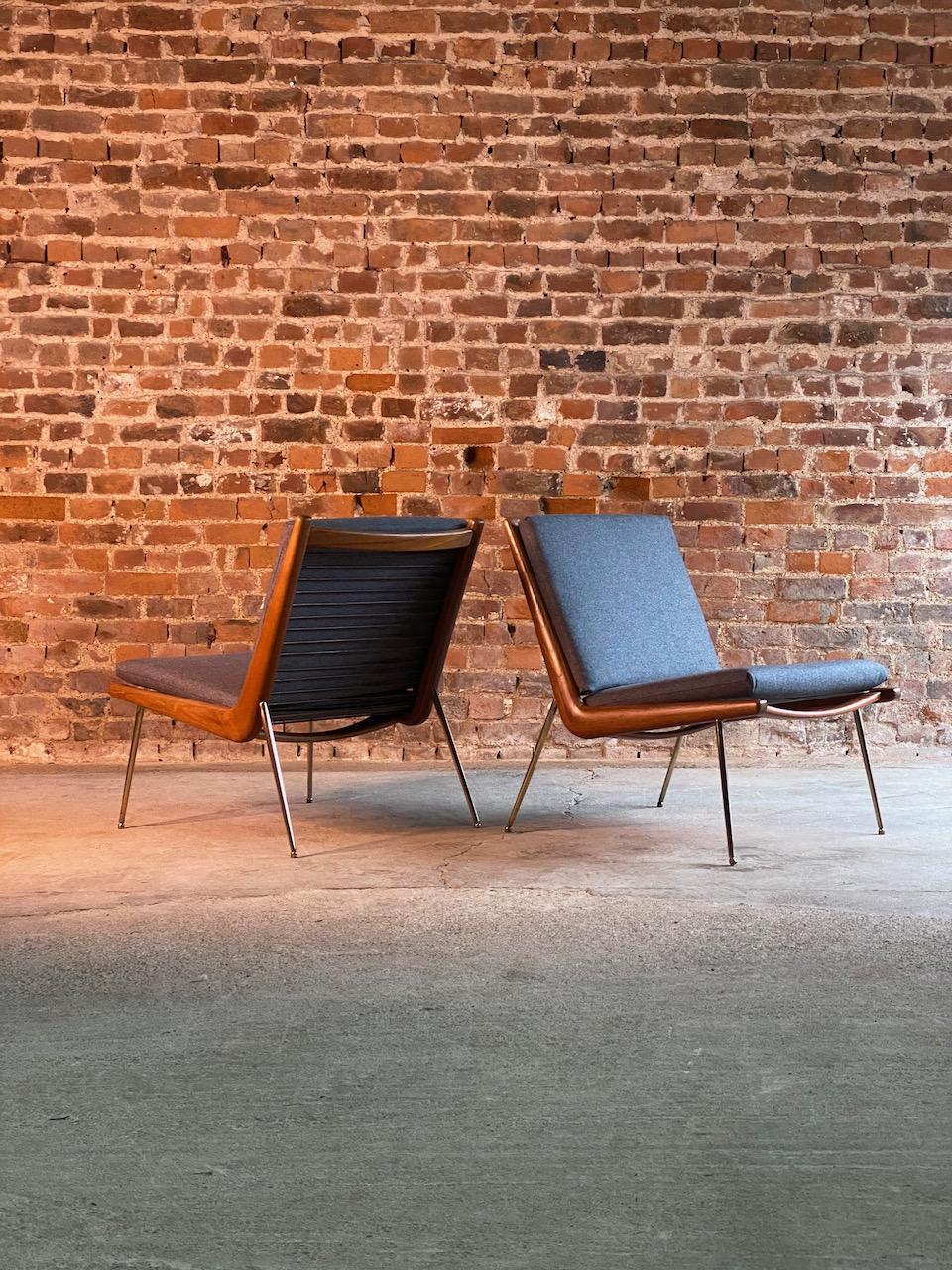 Peter Hvidt & Orla Molgaard-Nielsen Boomerang Chairs FD134 by France & Son, 1955 In Good Condition In Longdon, Tewkesbury