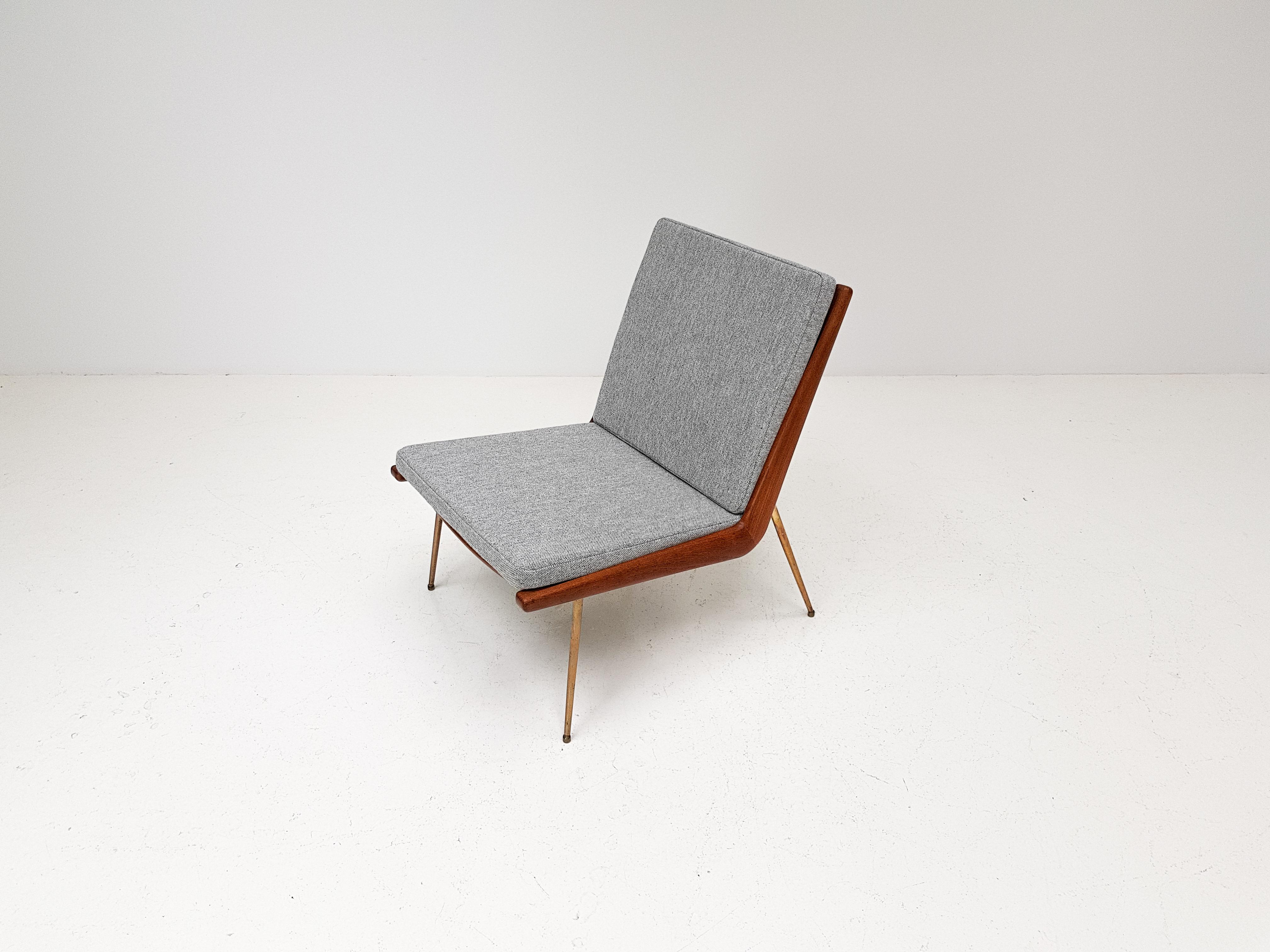 Peter Hvidt & Orla Molgaard-Nielsen Boomerang FD-134 Lounge Chair, Denmark 6