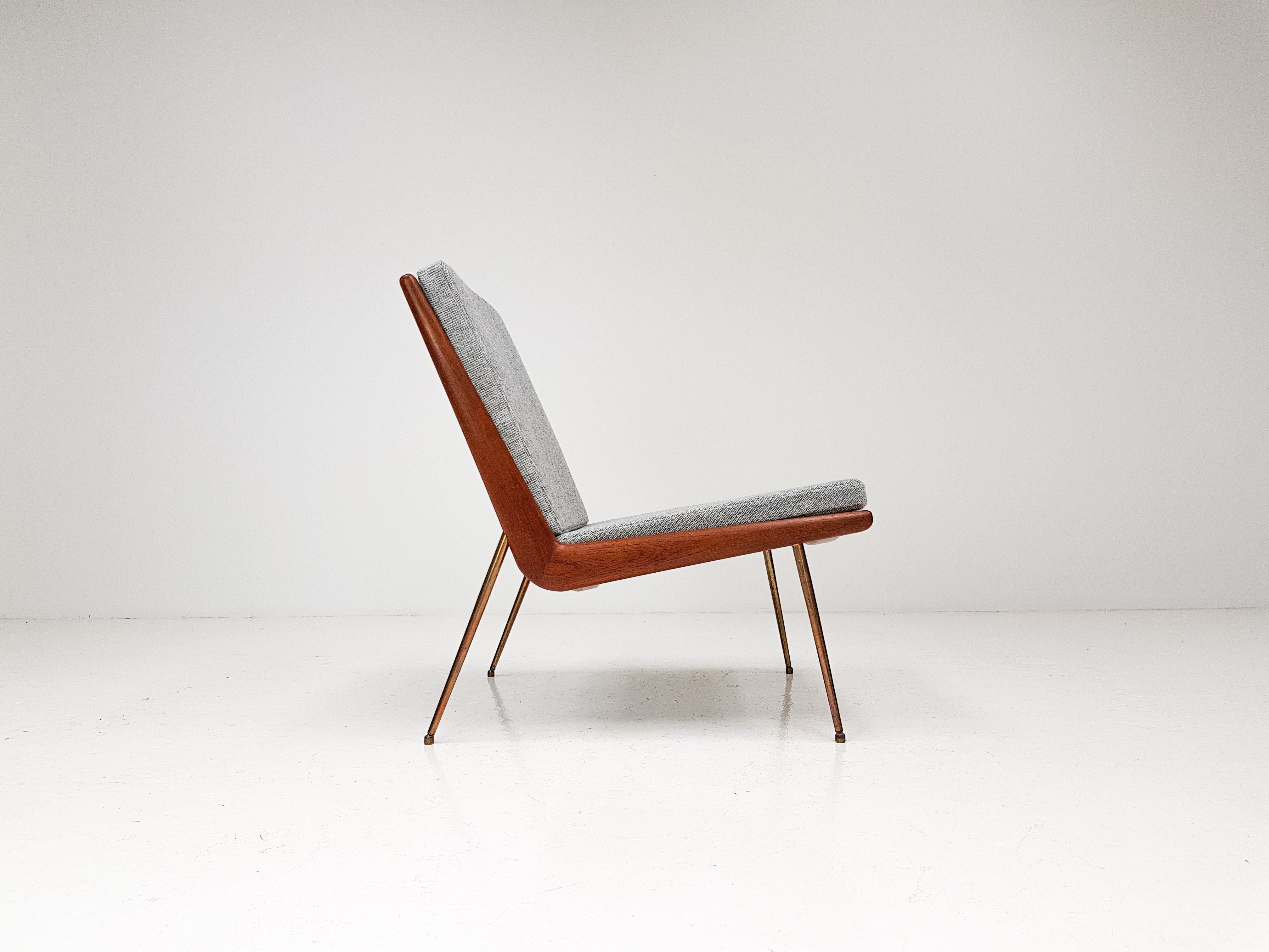 Danish Peter Hvidt & Orla Molgaard-Nielsen Boomerang FD-134 Lounge Chair, Denmark