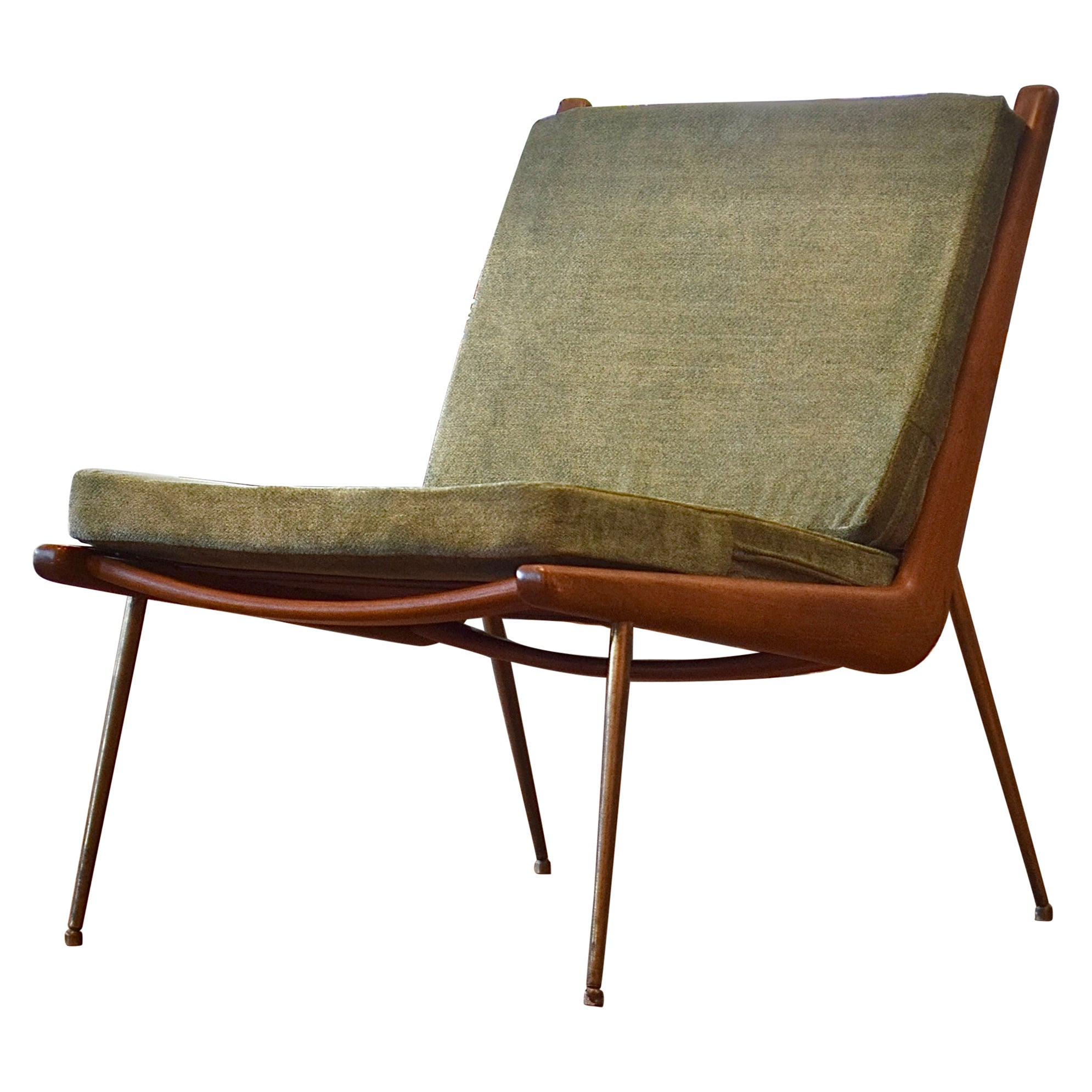 Peter Hvidt & Orla Molgaard-Nielsen Boomerang FD-134 Lounge Chair, Denmark