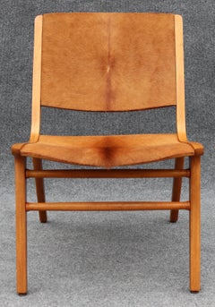 Peter Hvidt & Orla Molgaard Nielsen for Fritz Hansen "Ax" Cowhide Lounge Chair