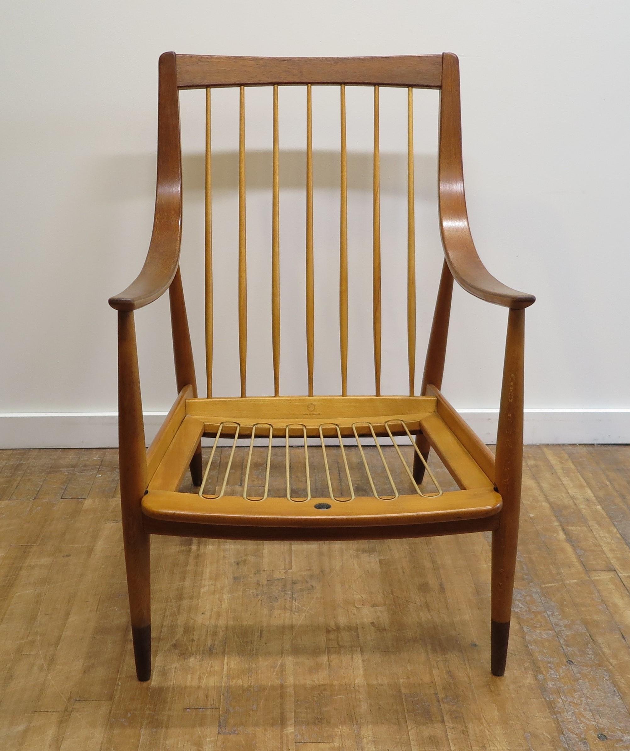 Peter Hvidt & Orla Molgaard Nielsen Lounge Chair FD-145 For Sale 9