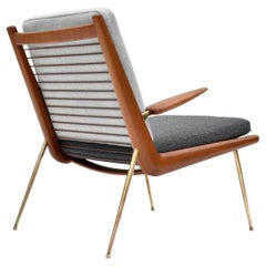 Peter Hvidt & Orla Molgaard Nielsen Model 135 'Boomerang Chair' For France & Son