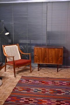 Peter Hvidt & Orla Molgaard Nielsen Model 147 Teak & Rattan Chair France & Son