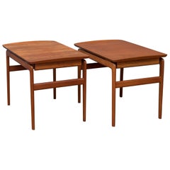 Vintage Peter Hvidt & Orla Mølgaard Nielsen Side Tables