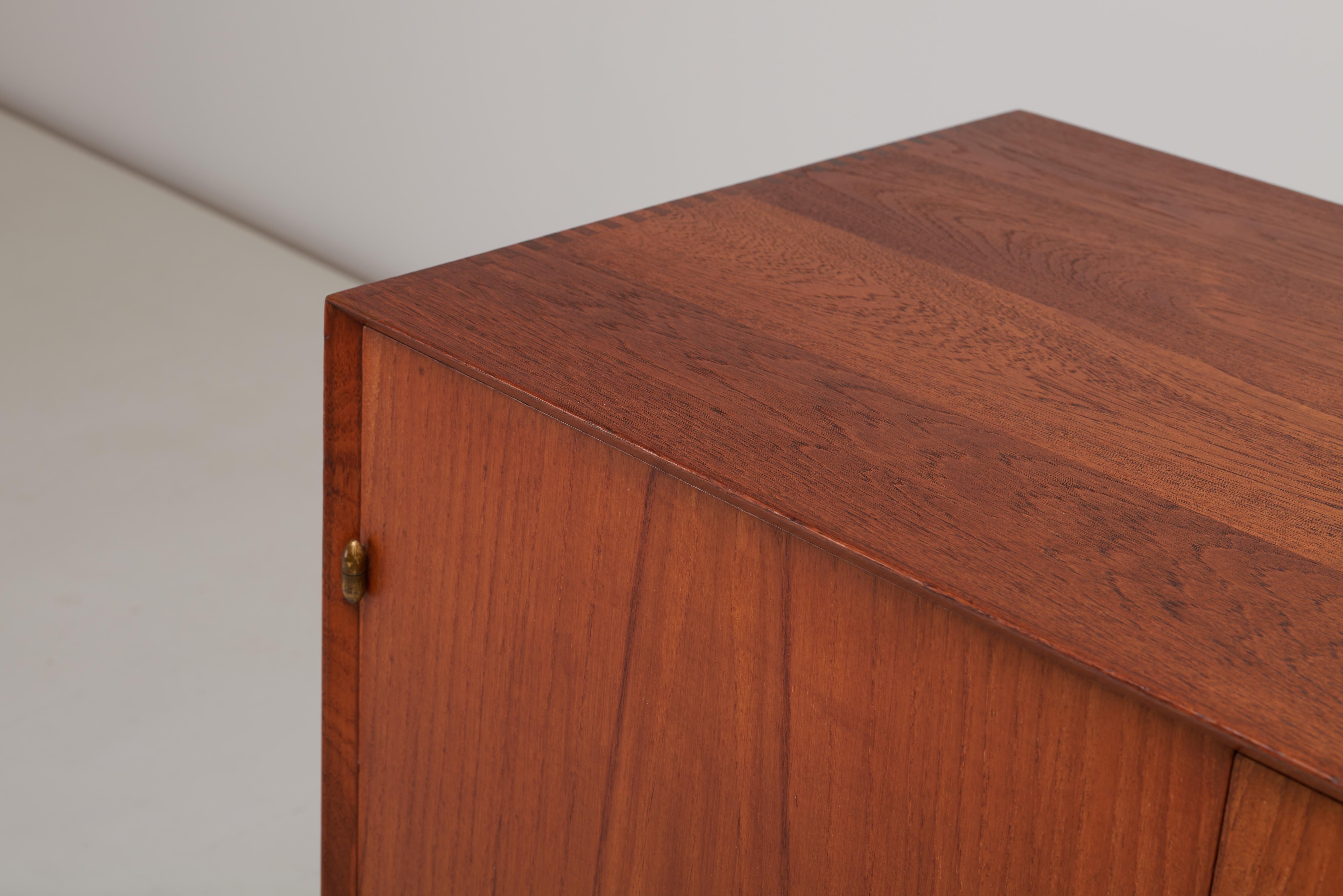 Peter Hvidt & Orla Molgaard-Nielsen Teak Cabinet for Soborg Denmark 1956 For Sale 2