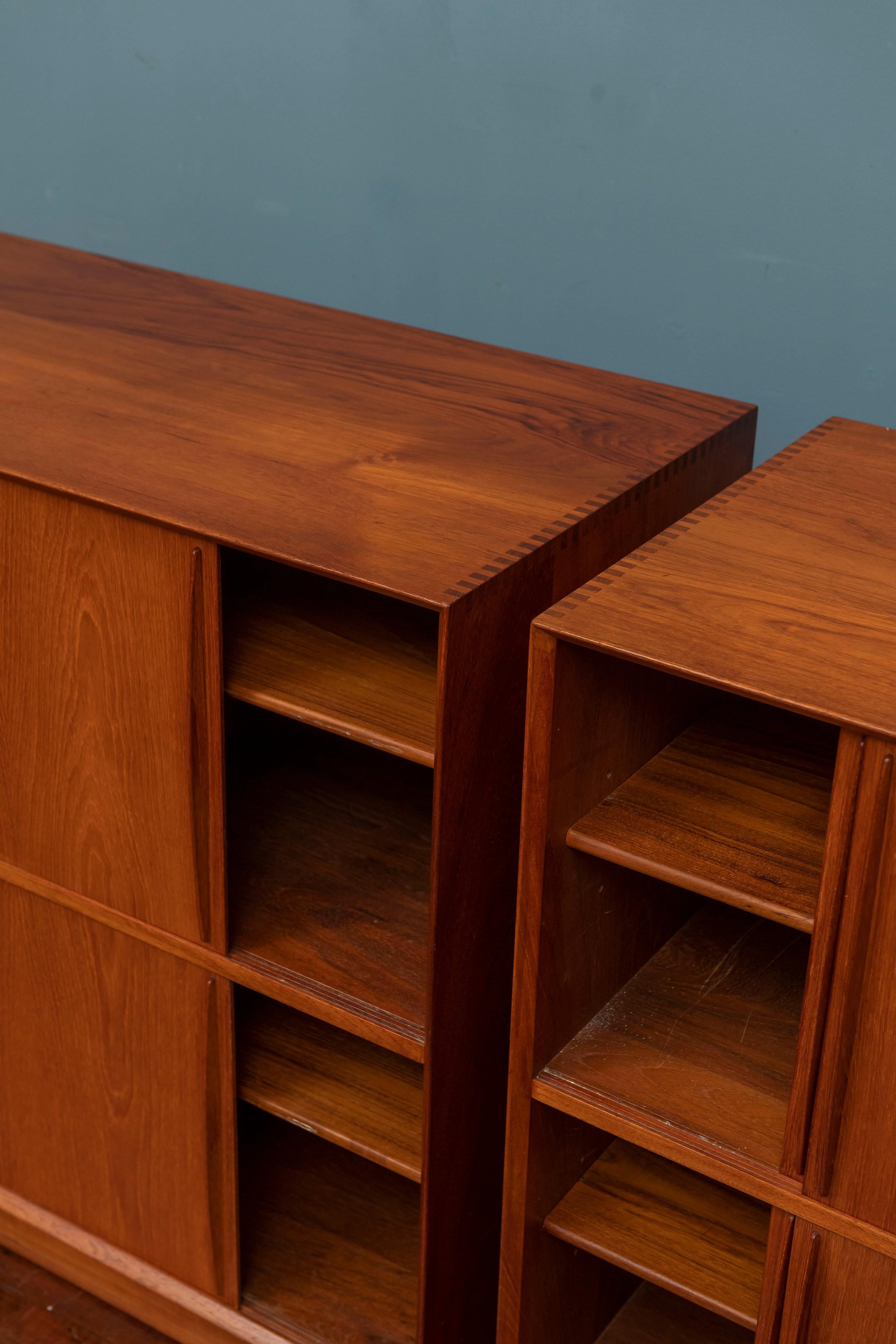 Mid-20th Century Peter Hvidt & Orla Molgaard-Nielsen Teak Cabinets For Sale