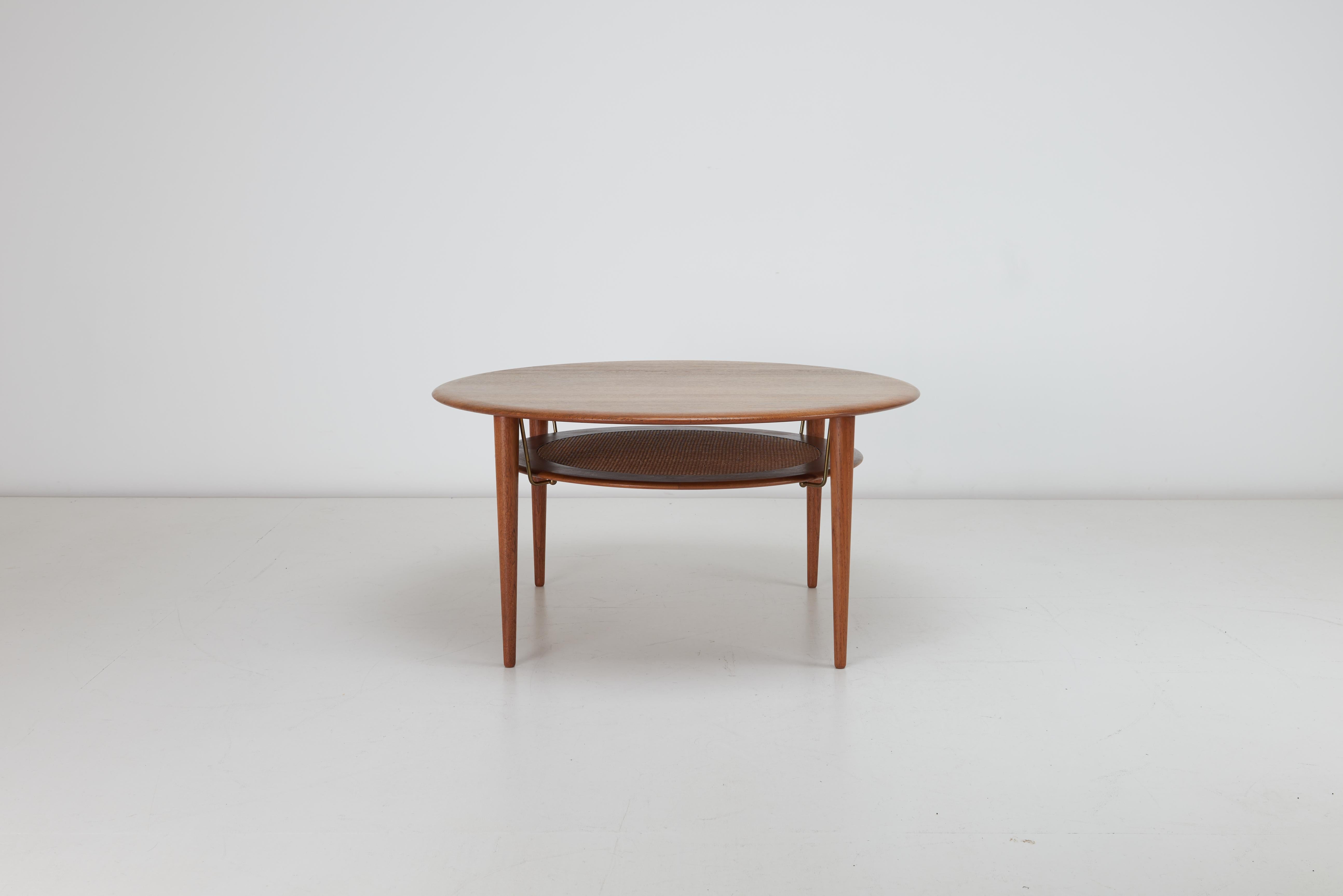 Table basse en teck de Peter Hvidt et Orla Molgaard-Nielsen pour France & Daverkosen Bon état - En vente à Uxbridge, GB