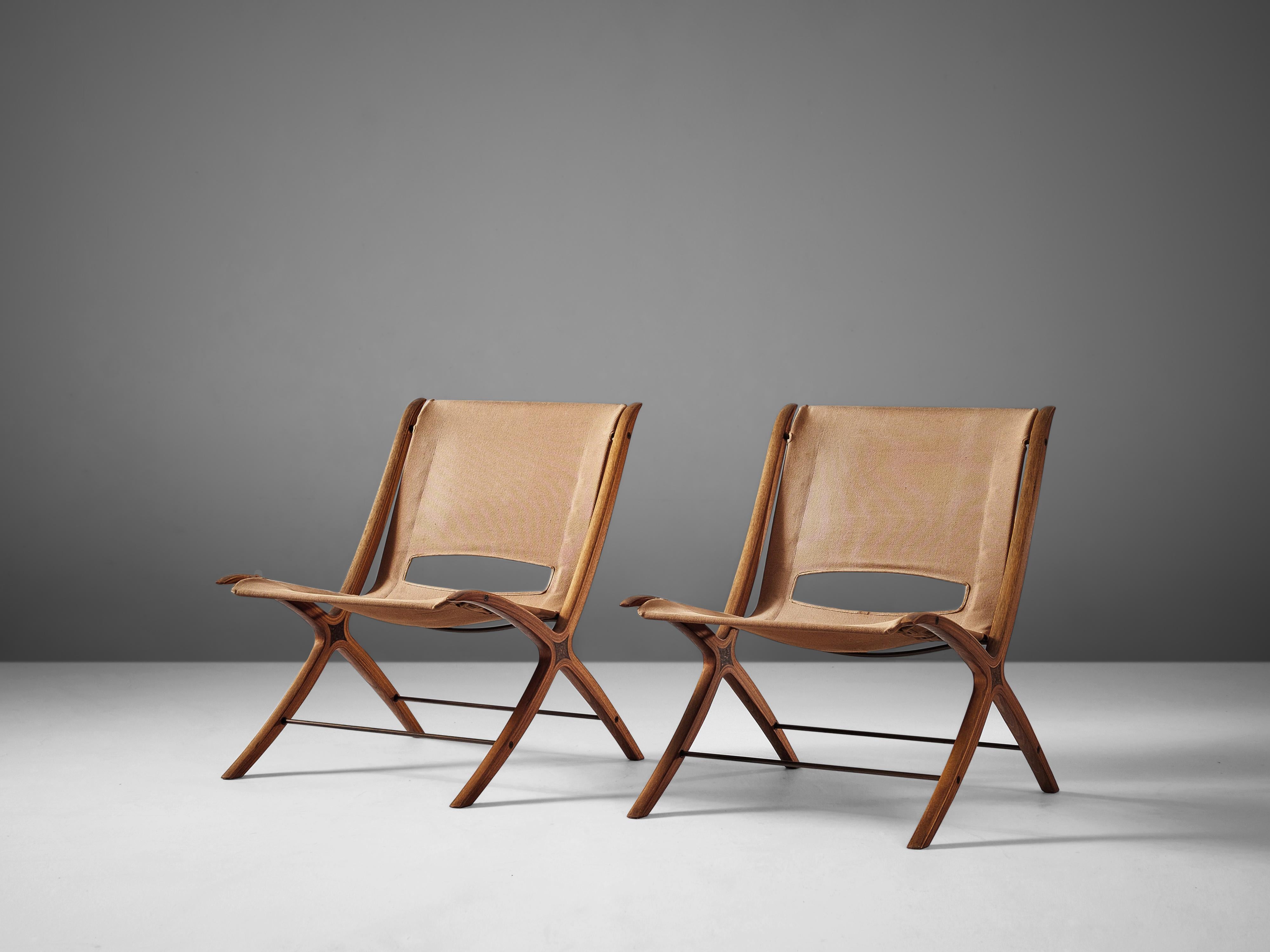 Mid-20th Century Peter Hvidt & Orla Molgaard Nielsen 'X' Chair