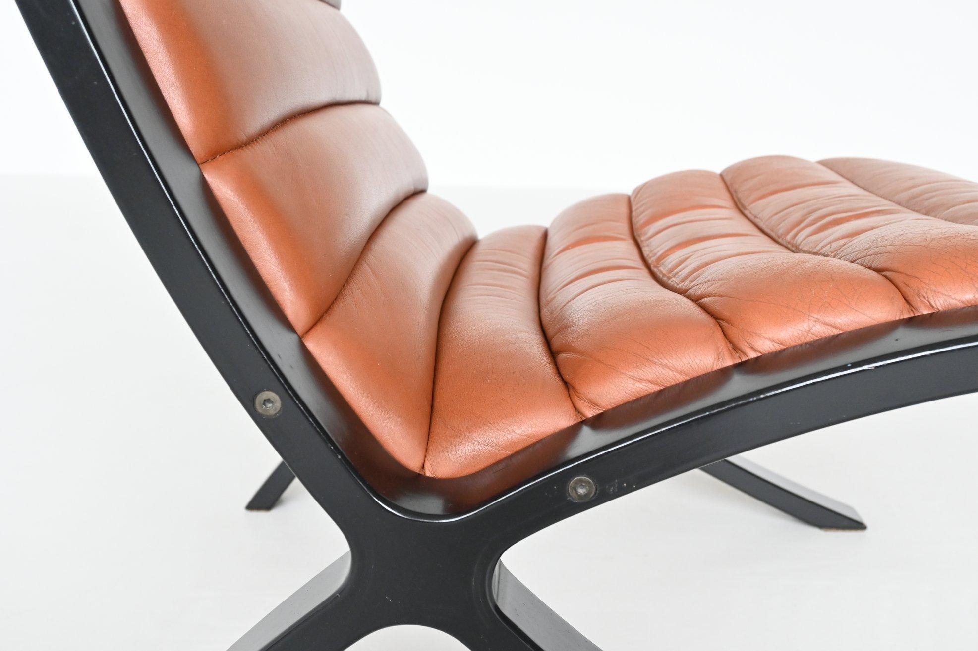 Peter Hvidt & Orla Molgaard-Nielsen X-Chairs Fritz Hansen, Denmark, 1979 11