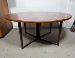 Peter Hvidt/Orla Molgaard Rosewood Gate Leg Drop Leaf Console / Dining Table