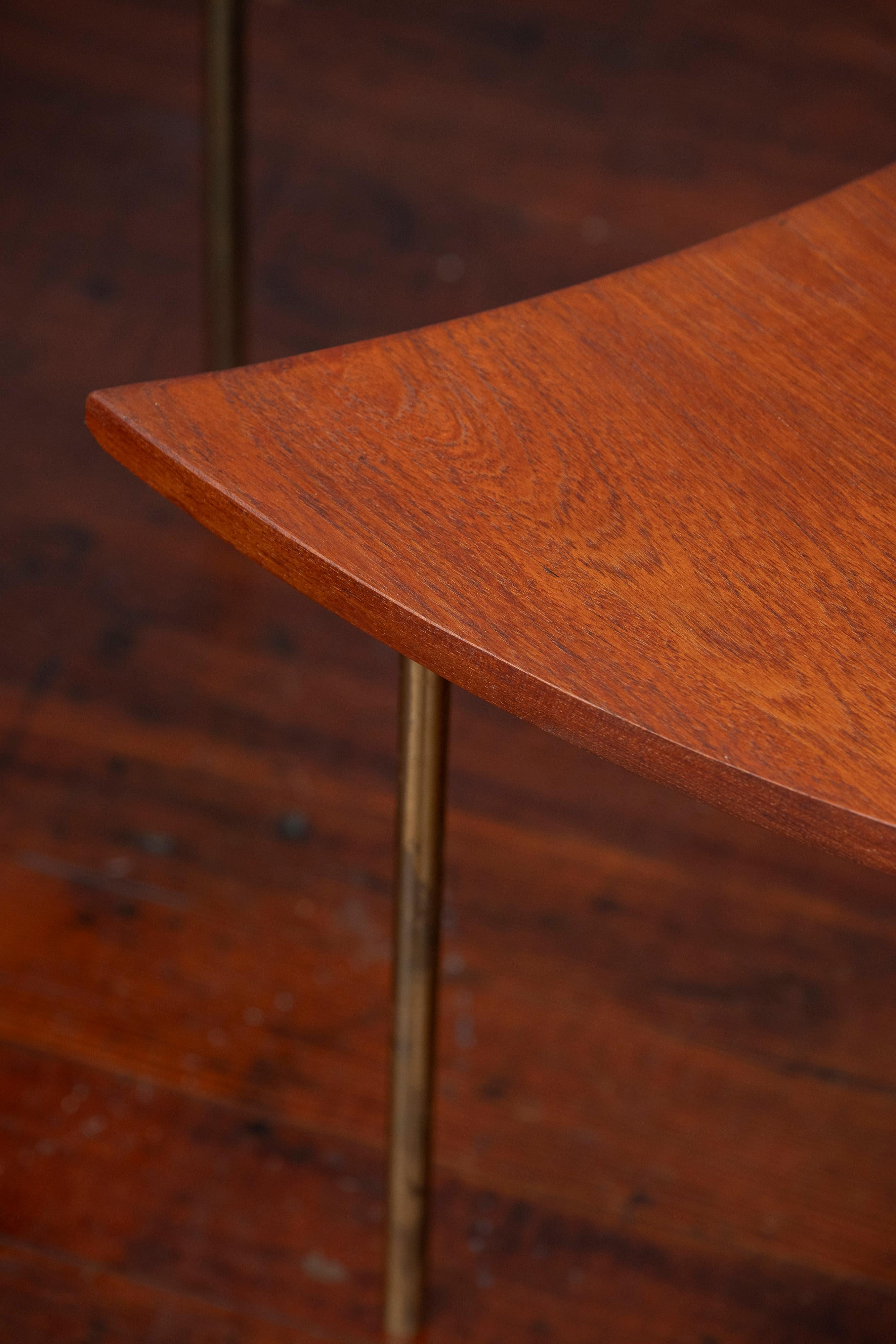 Laiton Tables d'appoint Peter Hvidt & Orla Molgaard en vente