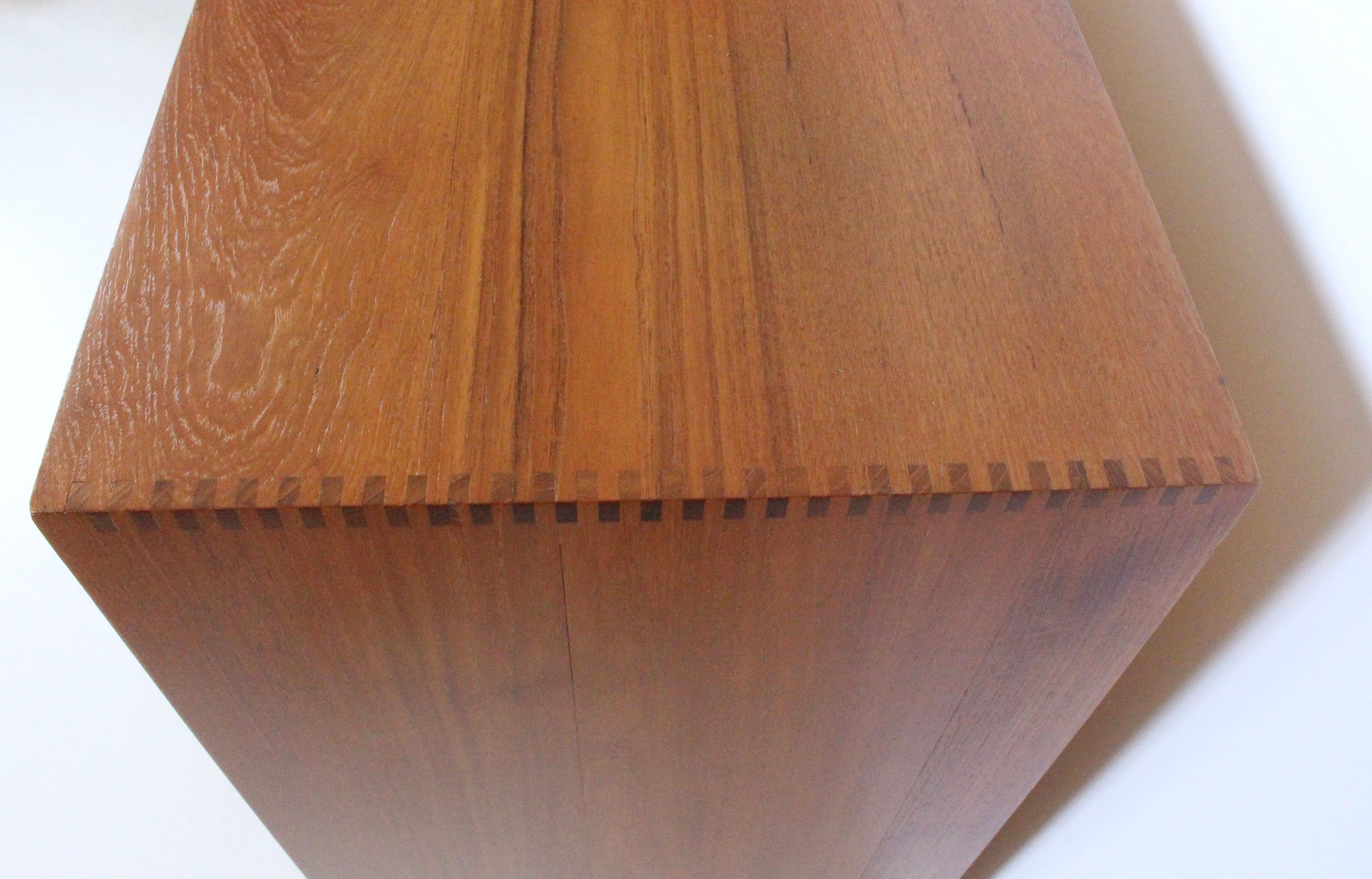 Peter Hvidt & Orla Molgaard Two Tier Teak Cabinet with Sliding Doors For Sale 6