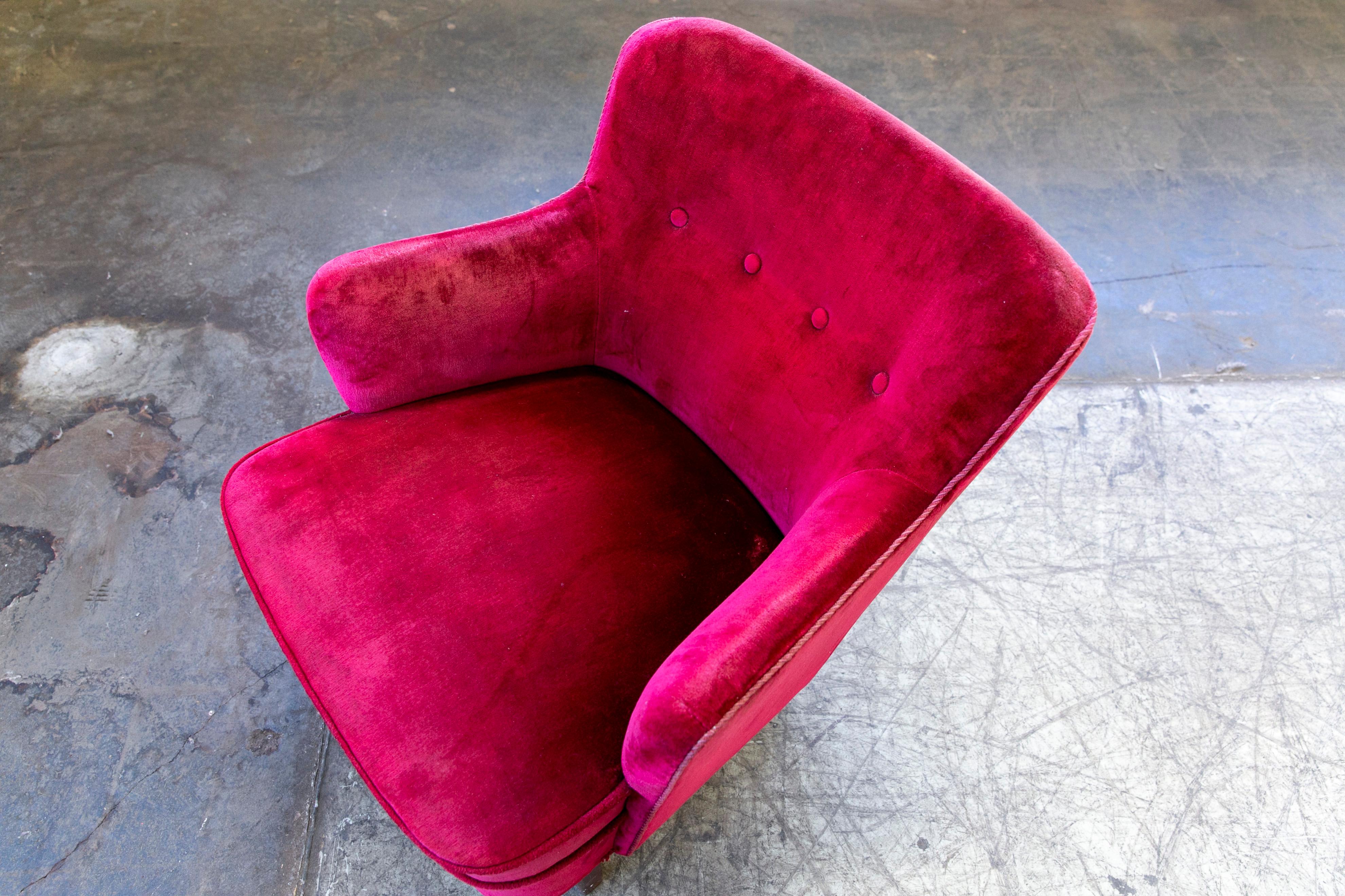 Peter Hvidt Orla Molgaard Style Classic Danish 1950s Lounge Chair 5