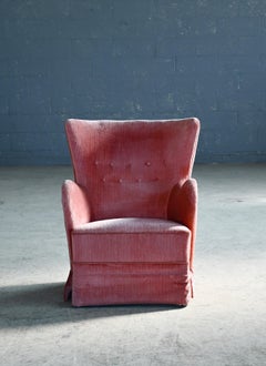 Peter Hvidt Orla Molgaard Stil Classic Danish 1950s Medium Size Lounge Chair