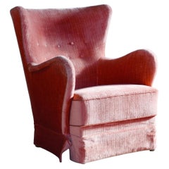 Peter Hvidt Orla Molgaard Stil Classic Danish 1950s Medium Size Lounge Chair