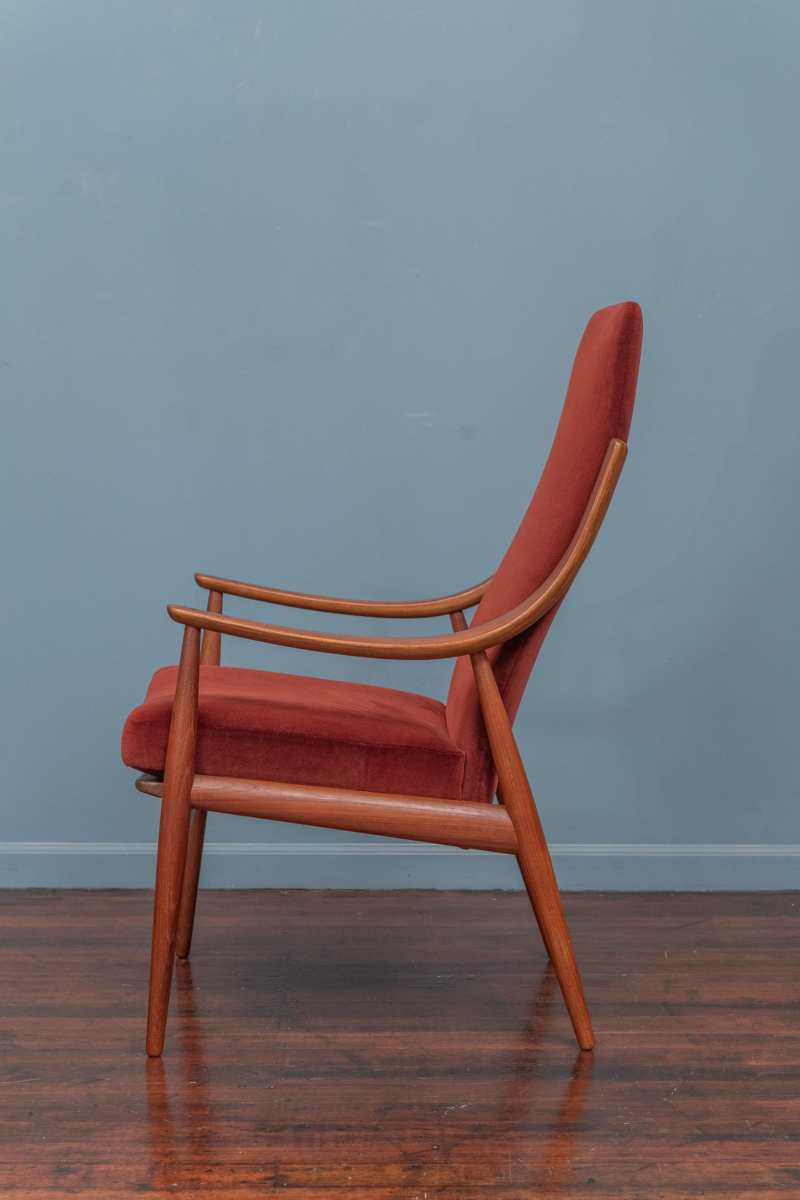 Mid-20th Century Peter Hvidt & Orla Moregaard High Back Armchair