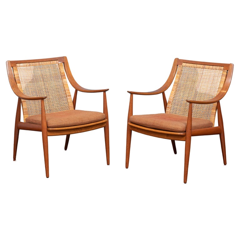 Peter Hvidt & Orla Moregaard Lounge Chairs Used on the Mad Men TV Series For Sale