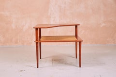 Peter Hvidt & Orla Moregaard Teak Minerva Corner Table for France & Son, 1950s