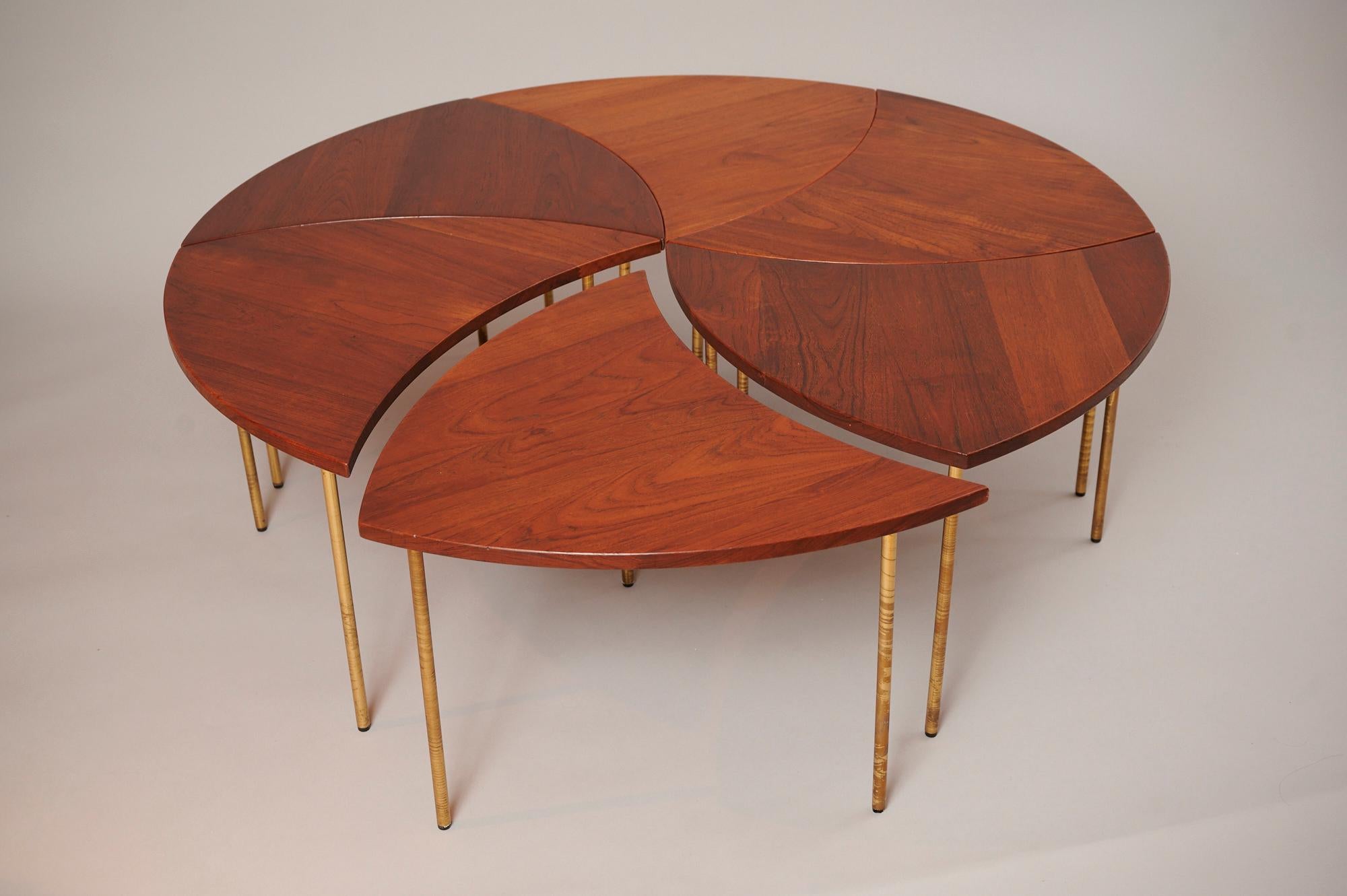 Danese Peter Hvidt  Tavolo 'Pinwheel'. Danimarca C1953 in vendita