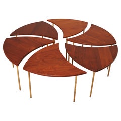 Peter Hvidt  Tavolo 'Pinwheel'. Danimarca C1953