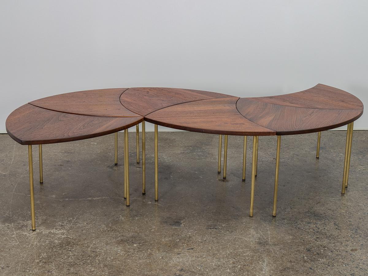 Tables à roues « Spinwheel » Peter Hvidt Bon état - En vente à Brooklyn, NY